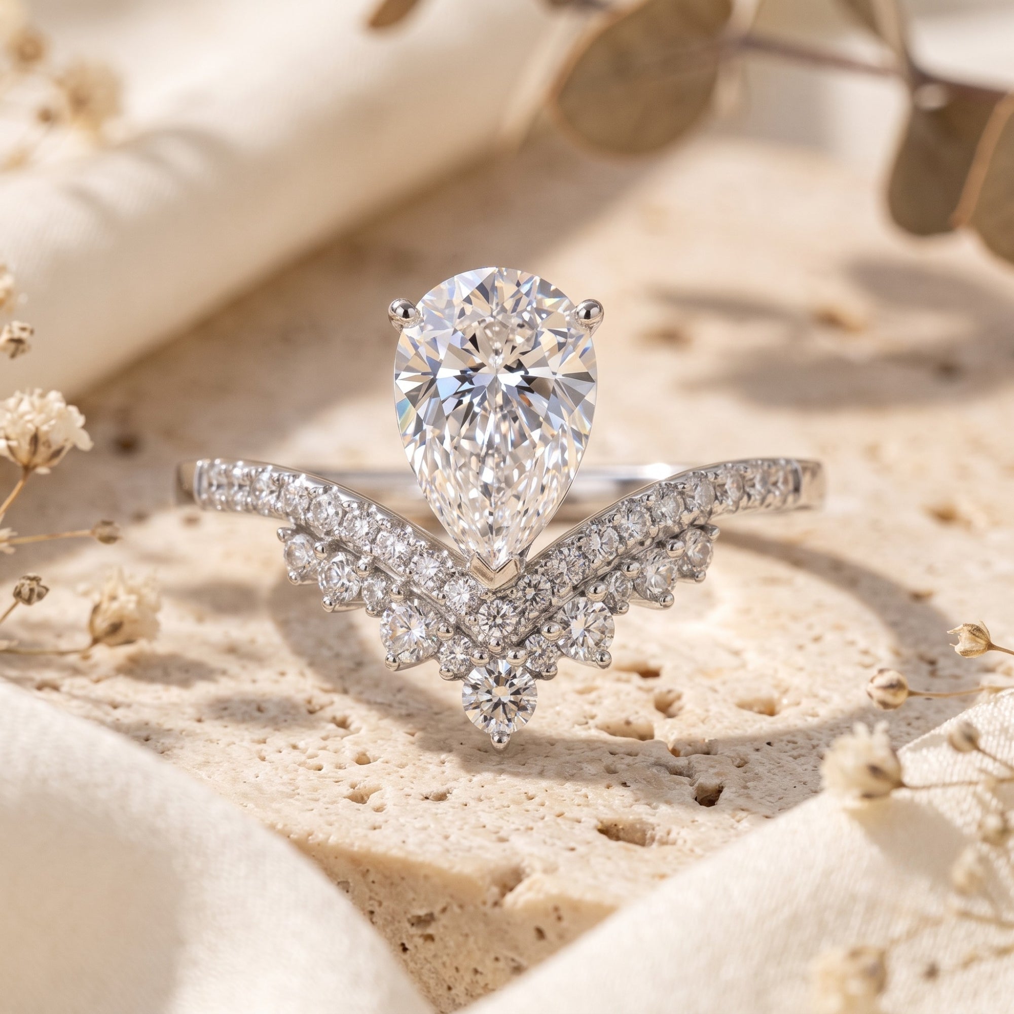 La bague Catherine Wishbone