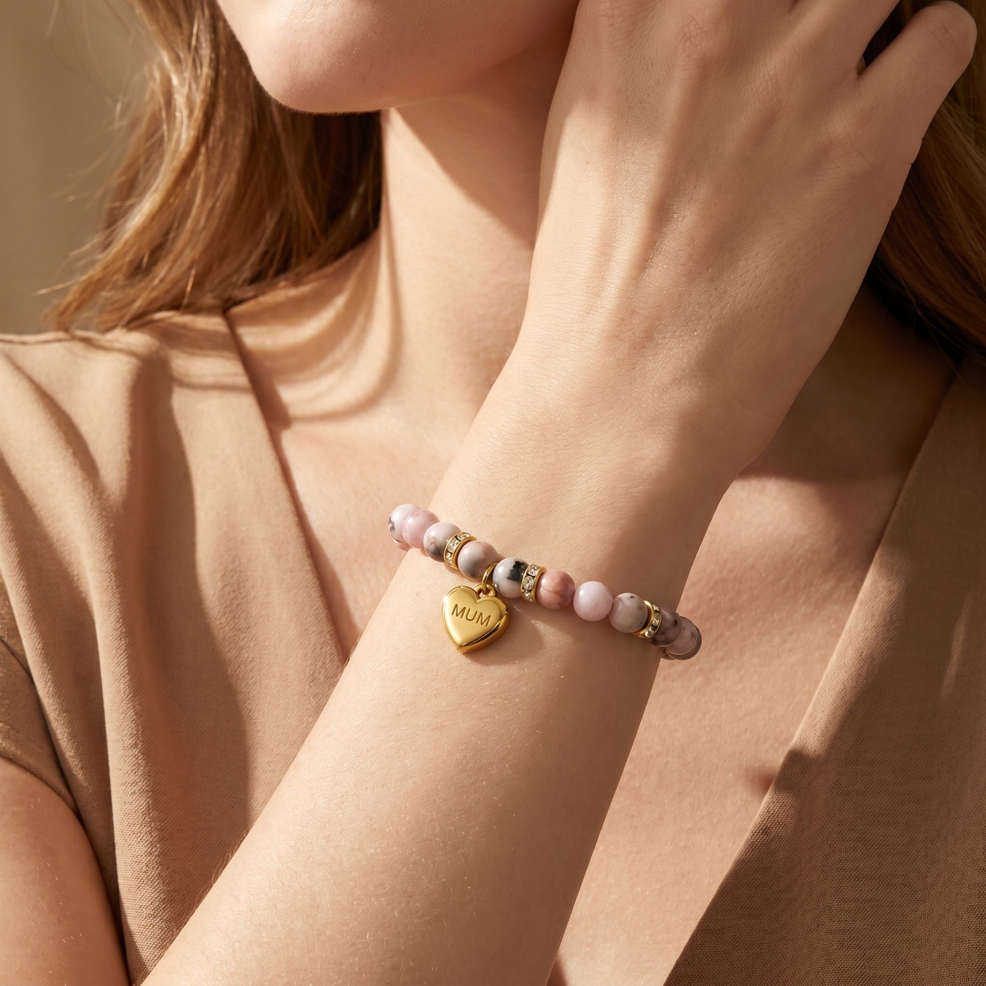The Madeline Rhodonite Bracelet