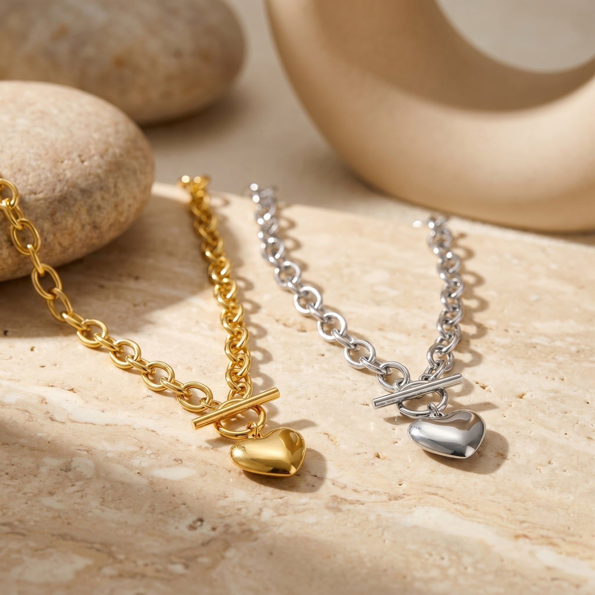 The Clarissa Heart Pendant Necklace