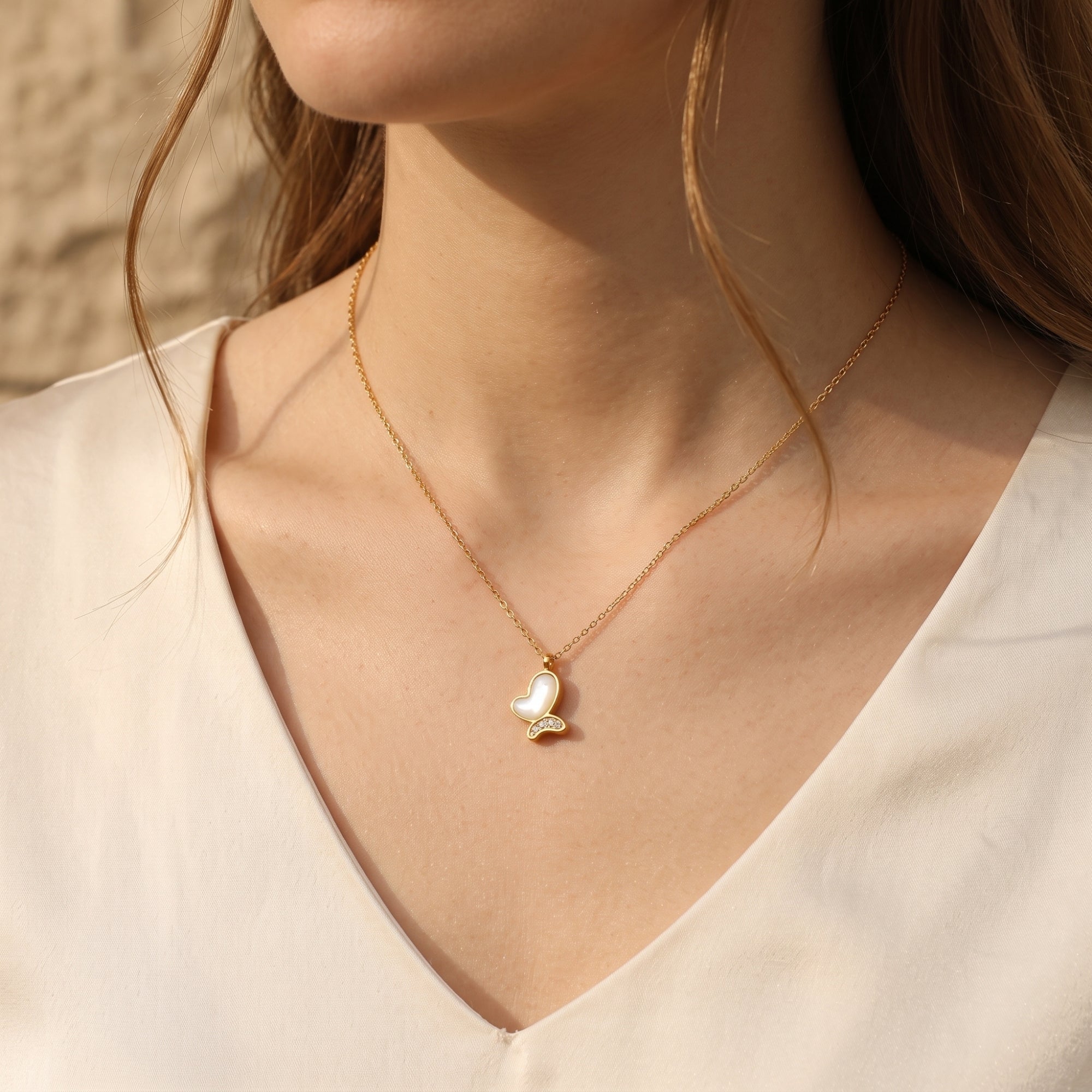 The Brielle Mother of Pearl Necklace