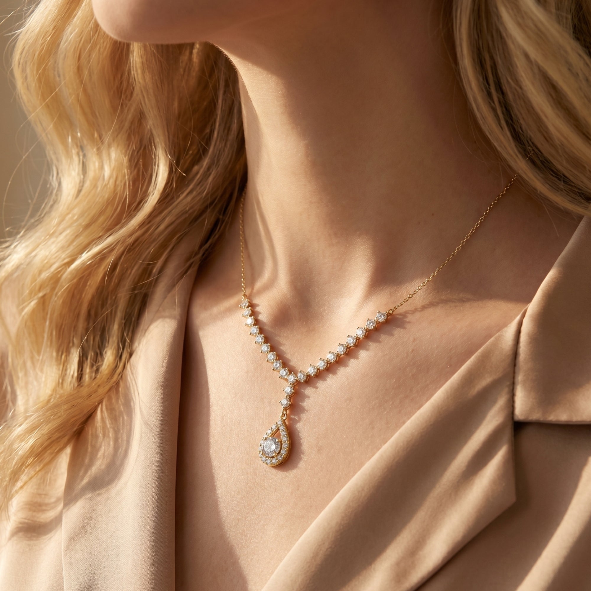 The Amarantine Moissanite Necklace