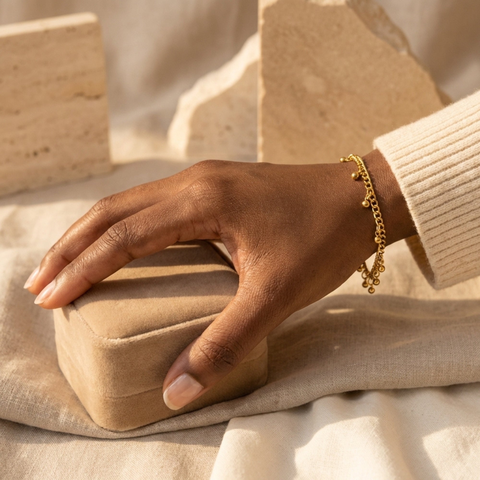 The Seraphina Droplet Bracelet