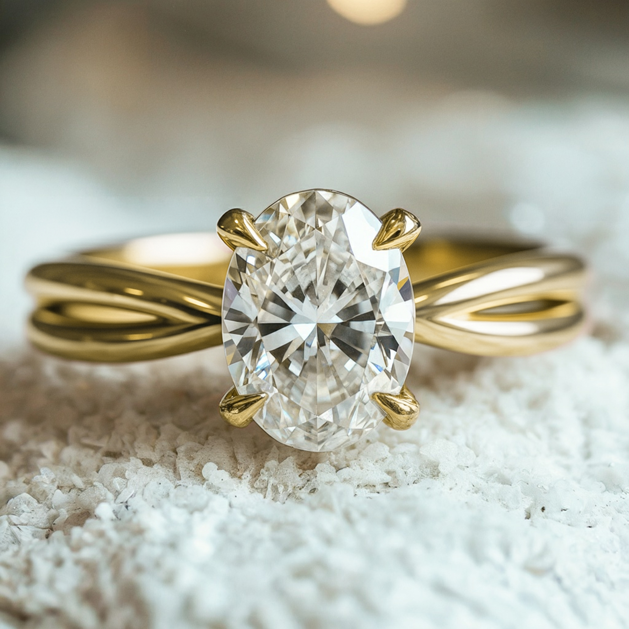 La Célestine - Bague Moissanite Infini