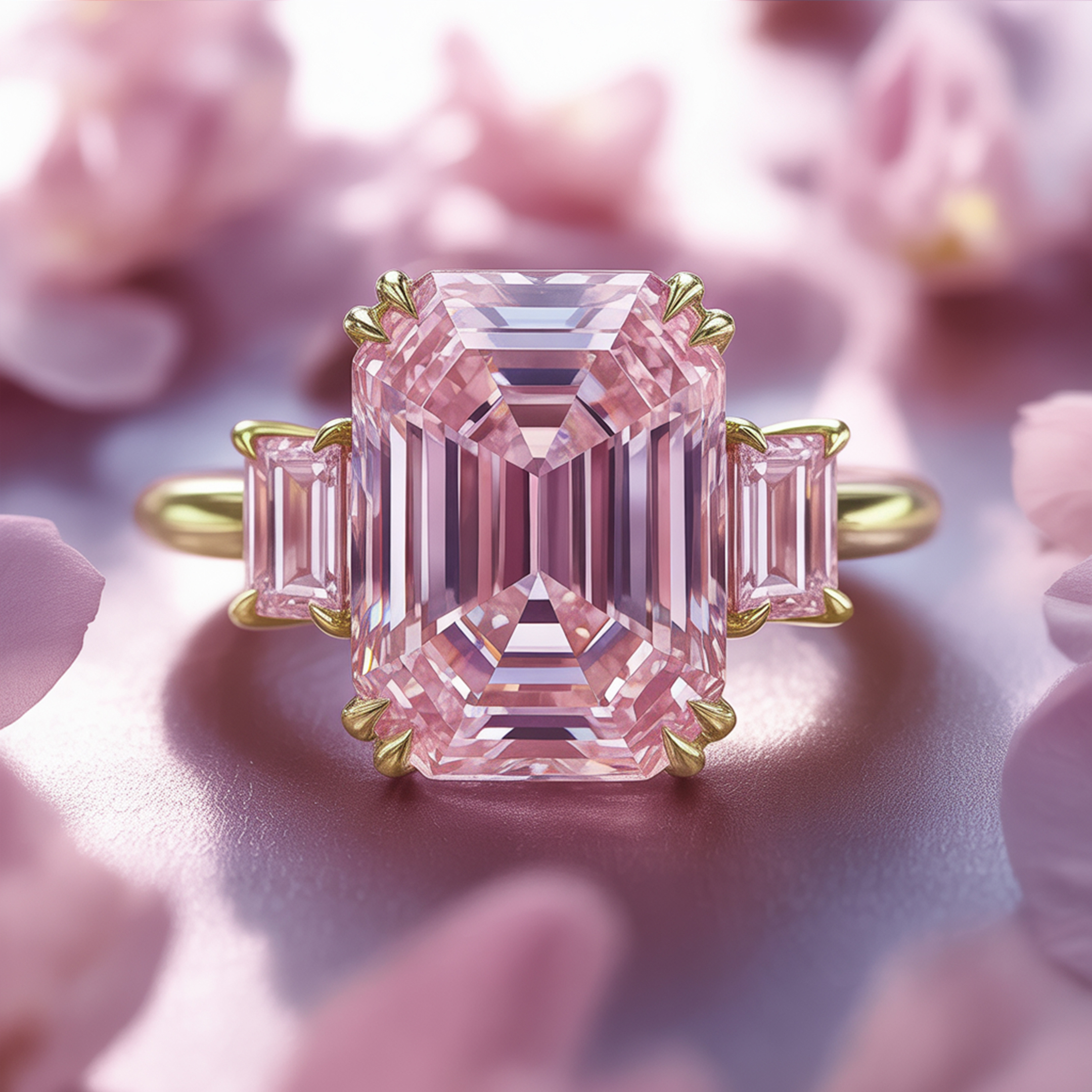 La Camilla - Bague Moissanite Trois Pierres