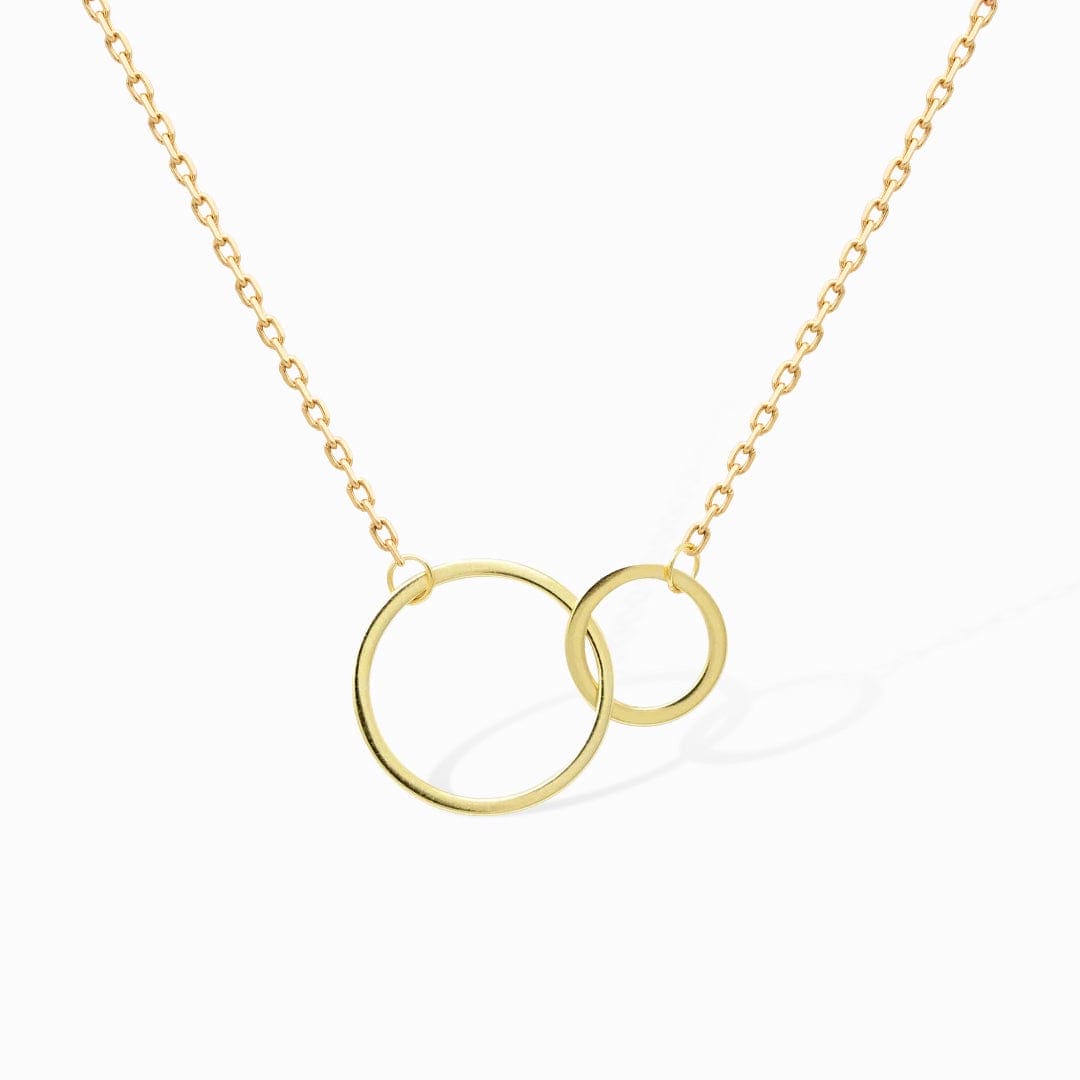 Mère & Fille | Liées Pour Toujours | Collier Cercles Argent S925
