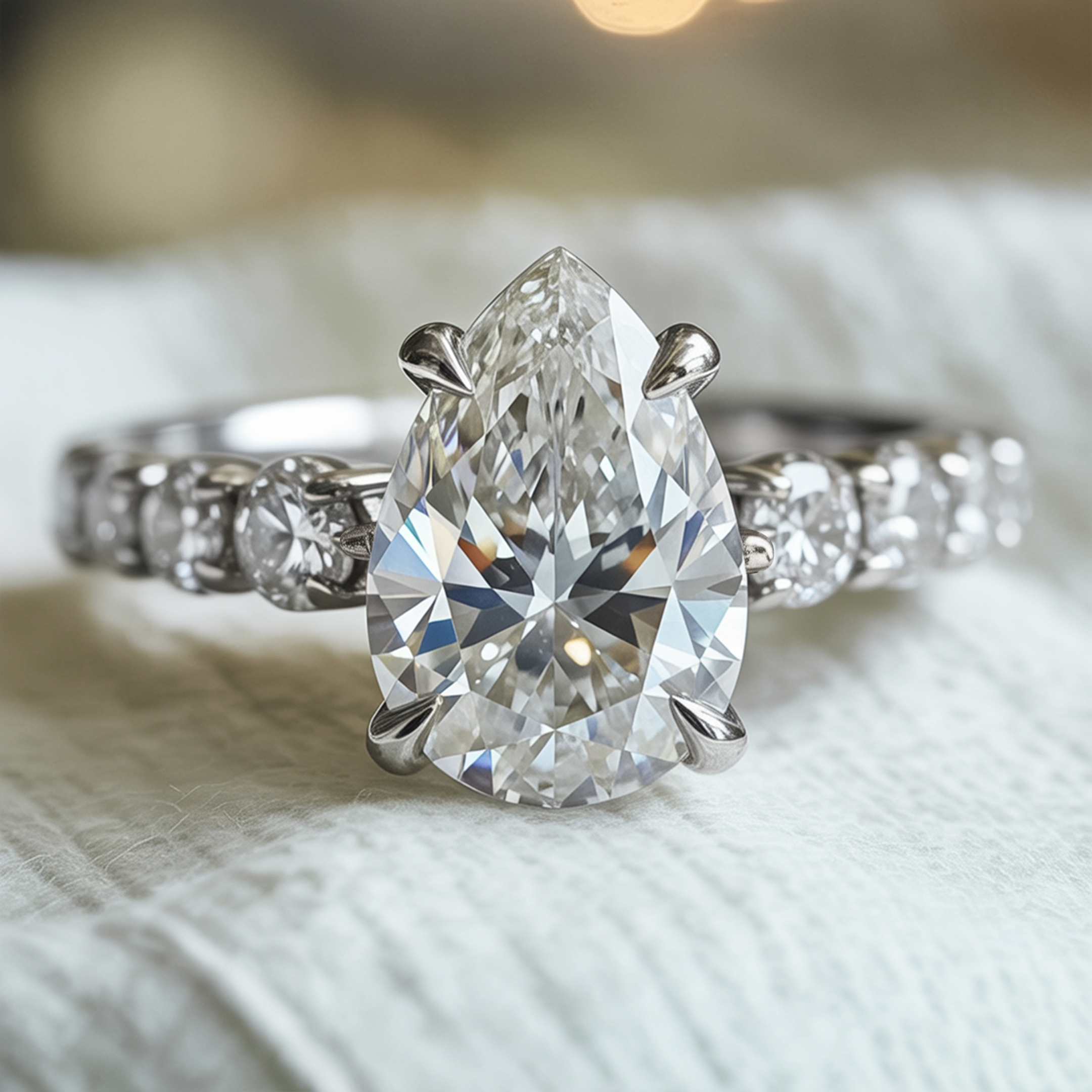 The Celestine - Pear Cut