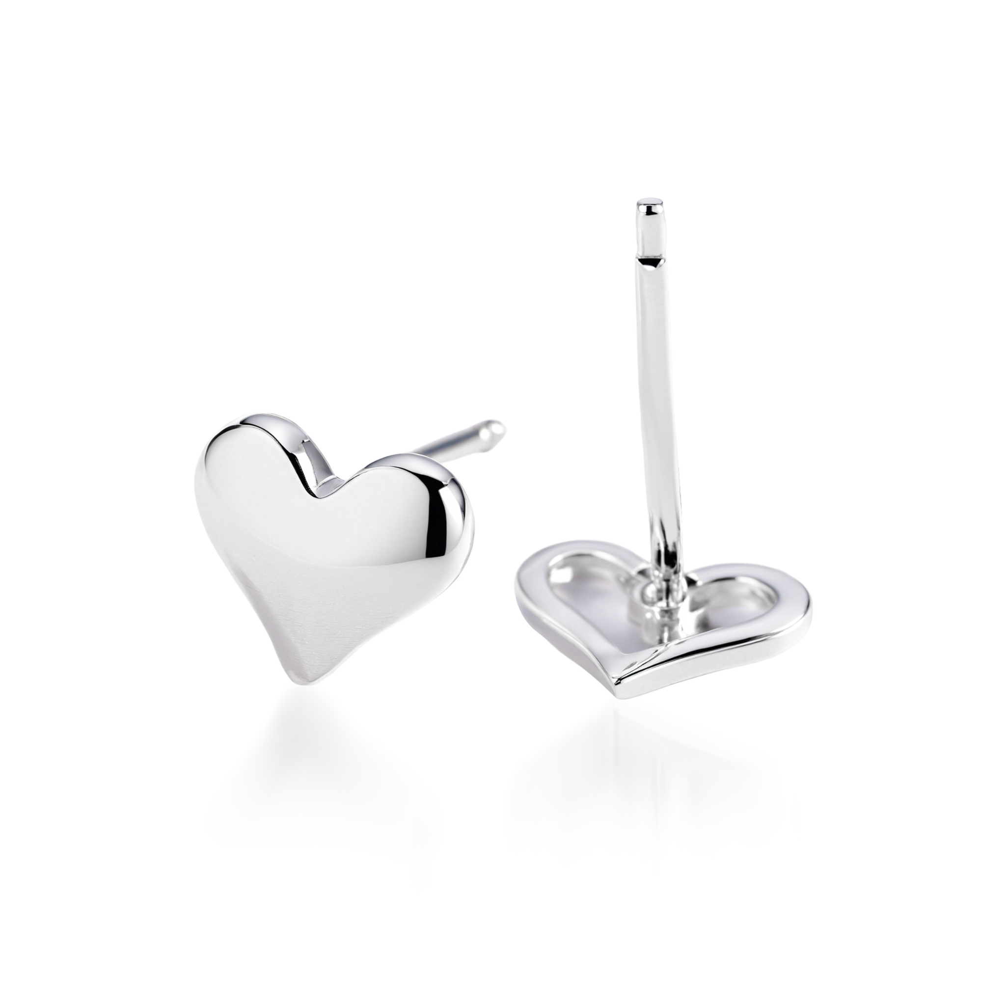 Clous d'oreilles mini cœur intemporels