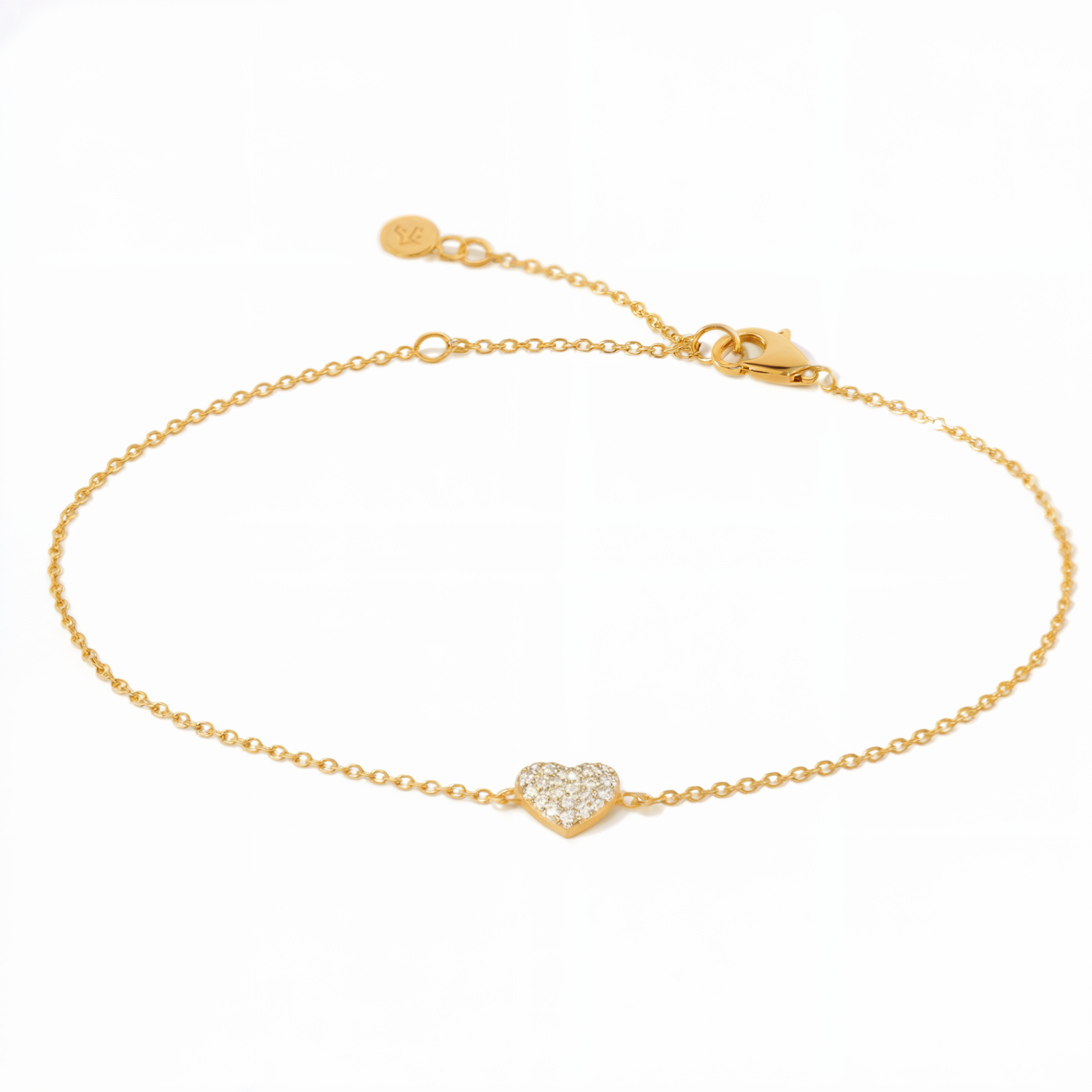To My Beautiful Mom | Diamond Heart Bracelet | From Daughter