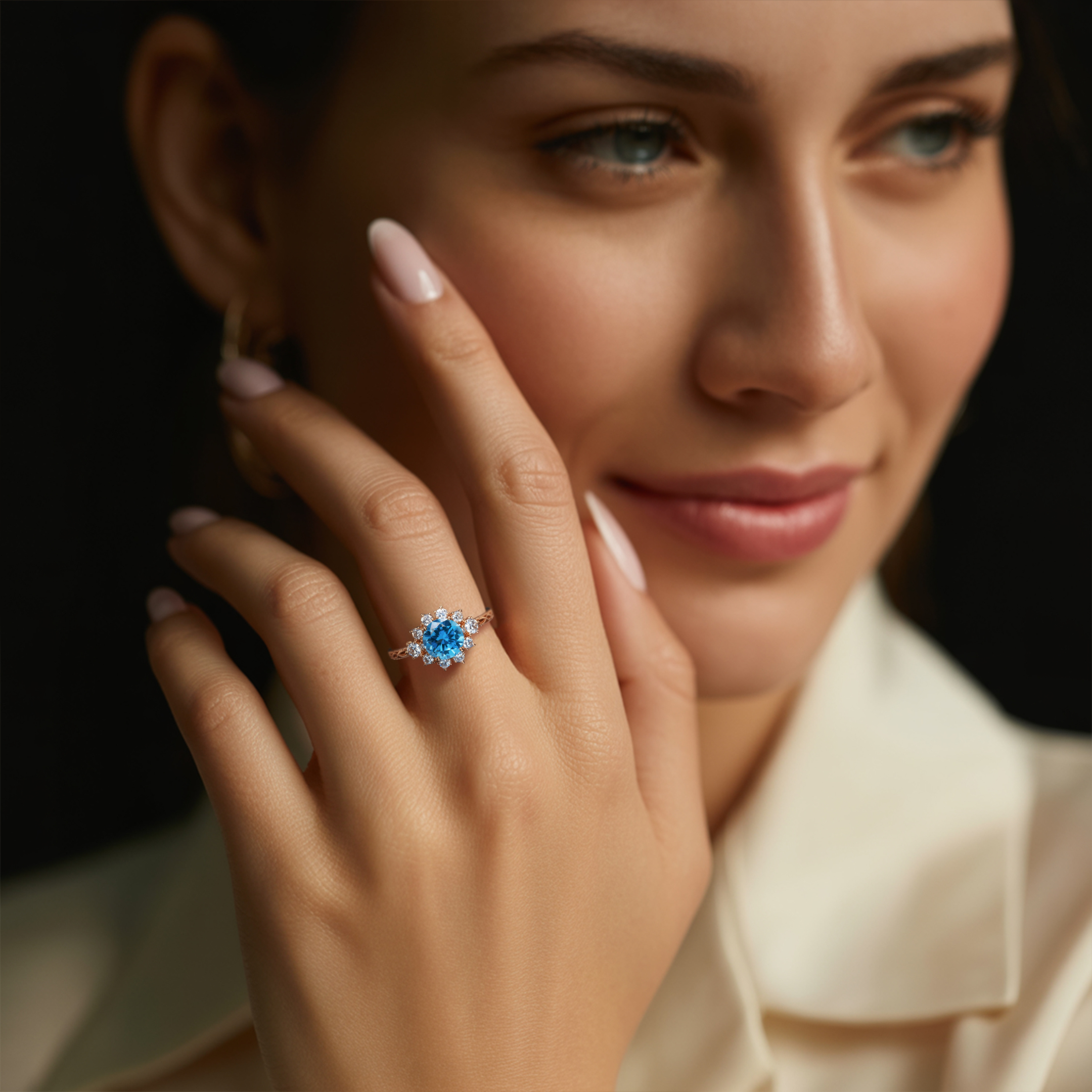 The Bethany - Vintage Moissanite Ring