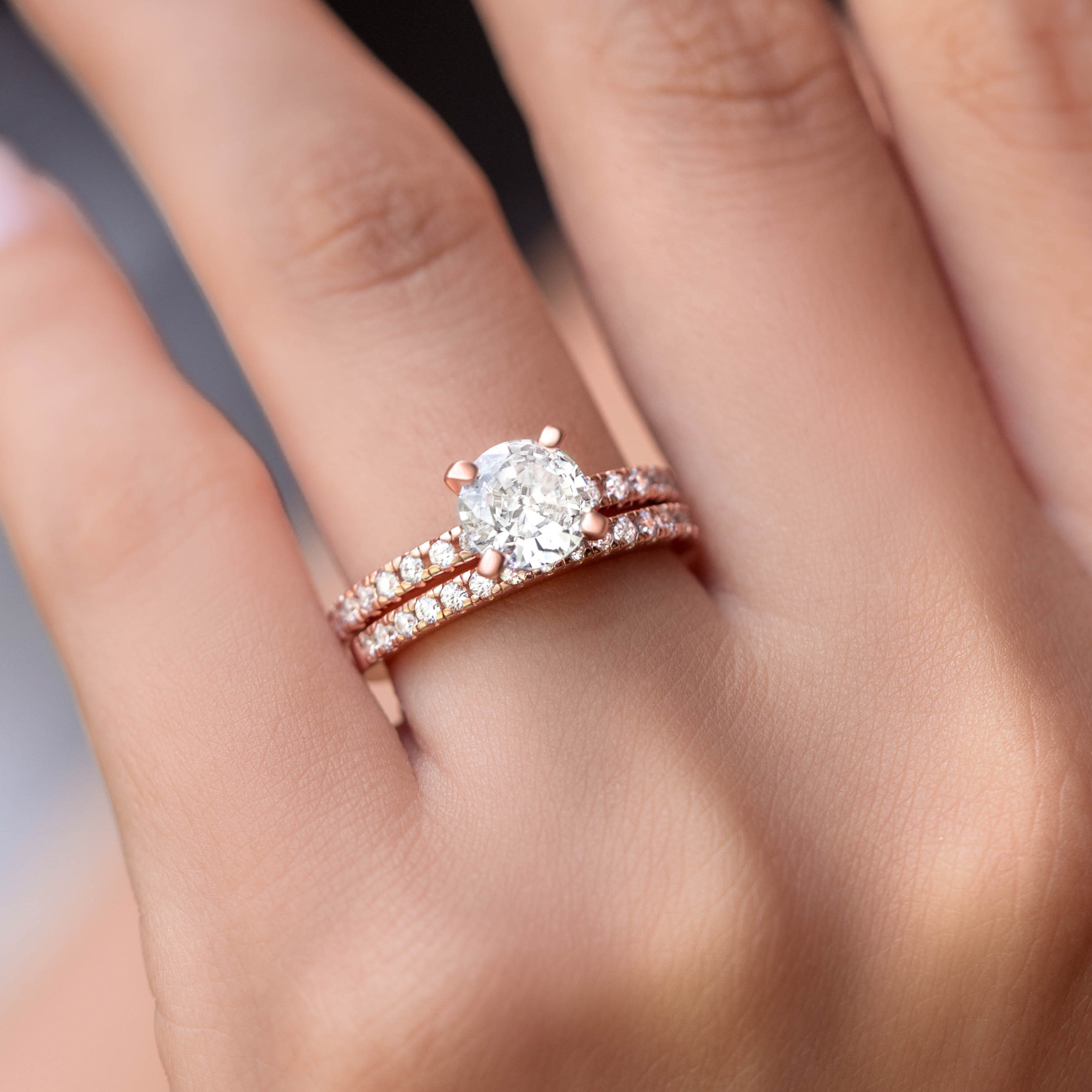 The Angel - Rose - Moissanite