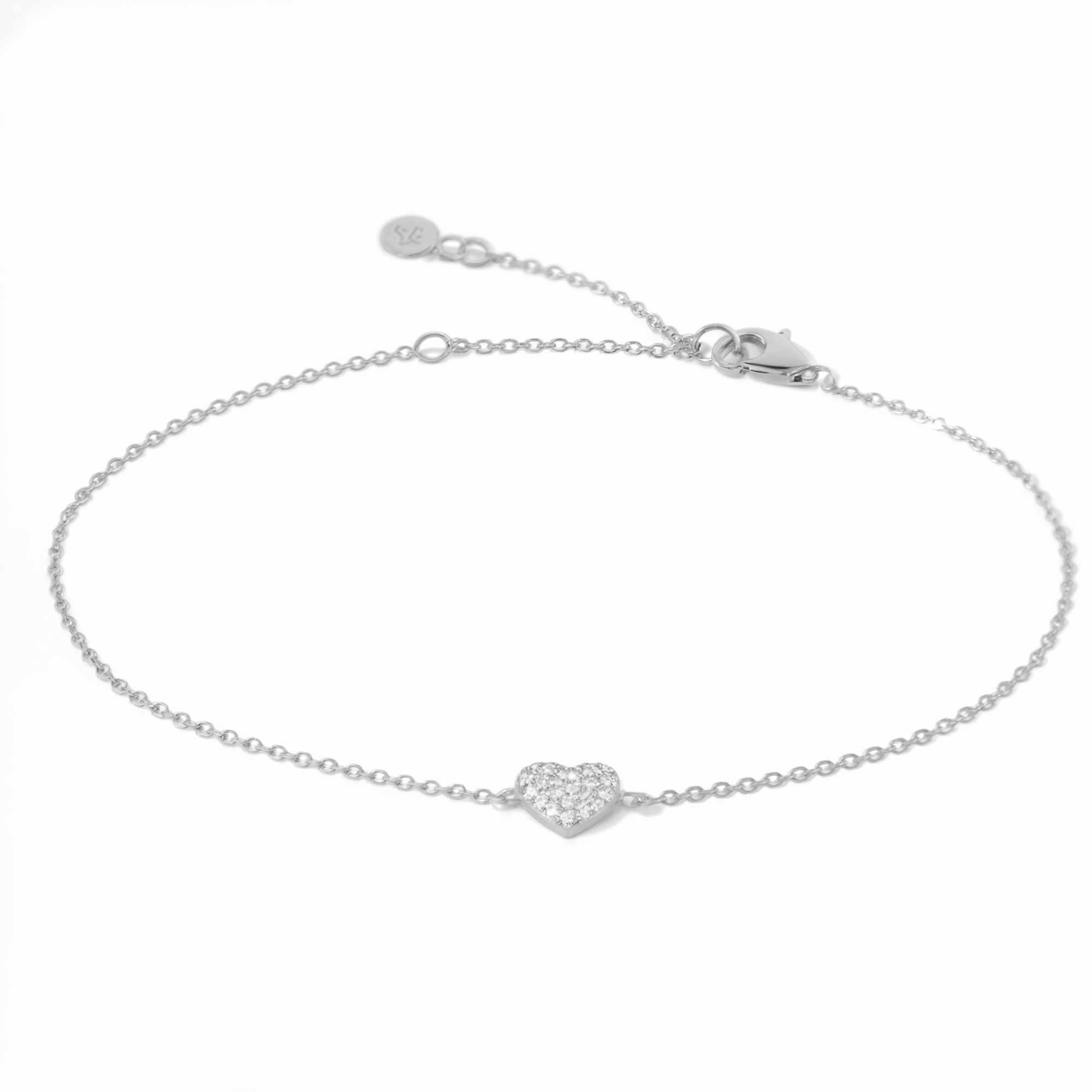 Bracelet Cœur Diamant Intemporel