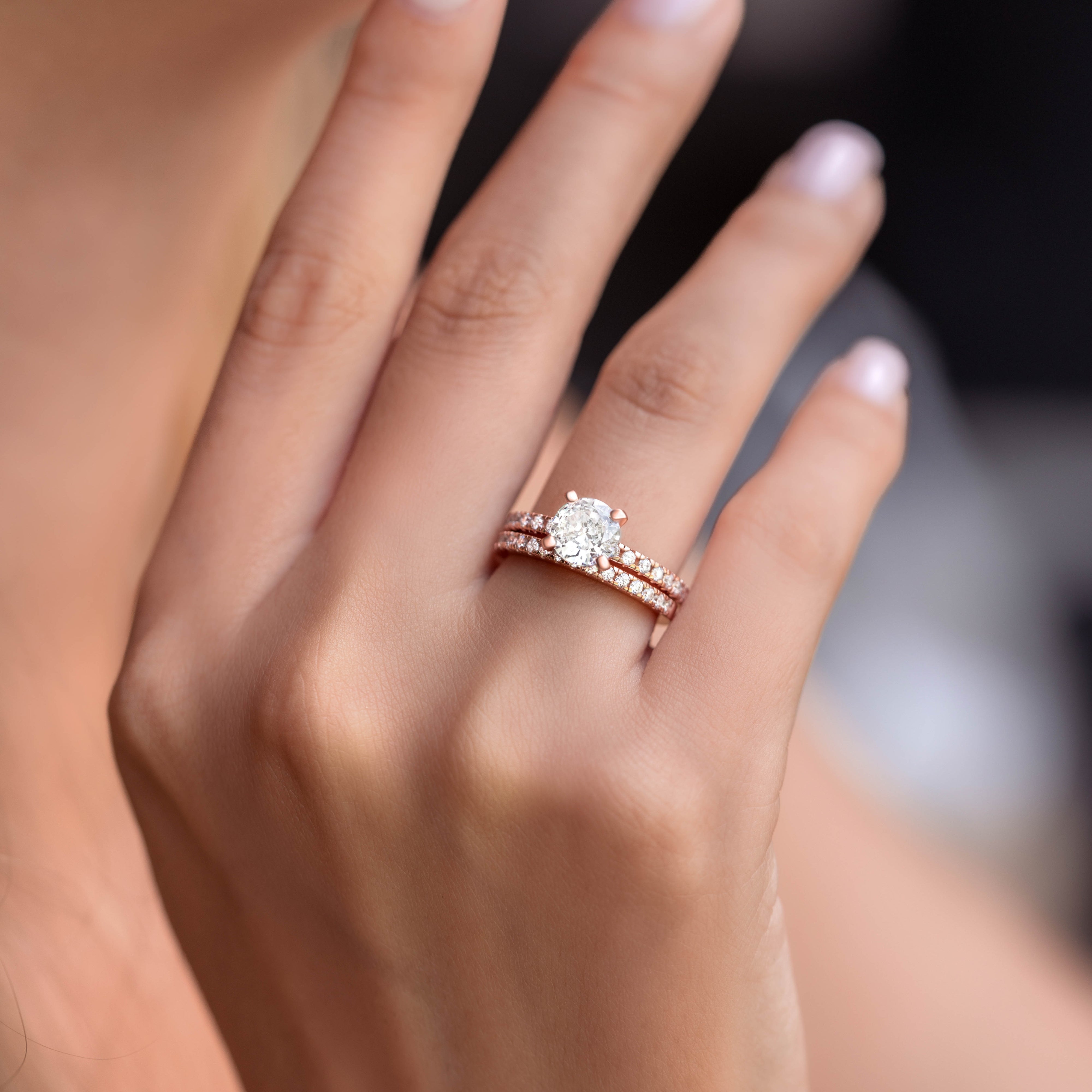 The Angel - Rose - Moissanite
