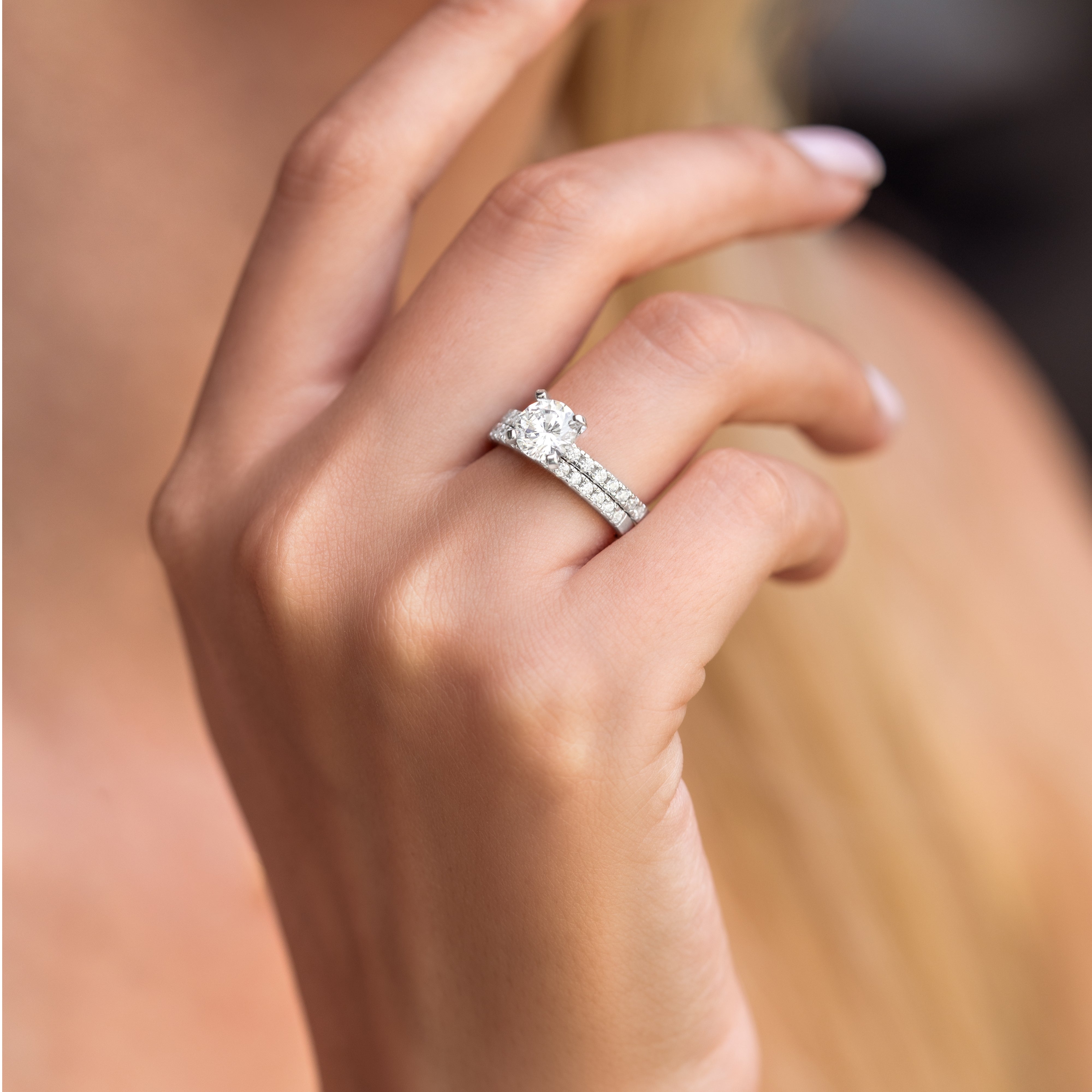 The Angel - Rose - Moissanite