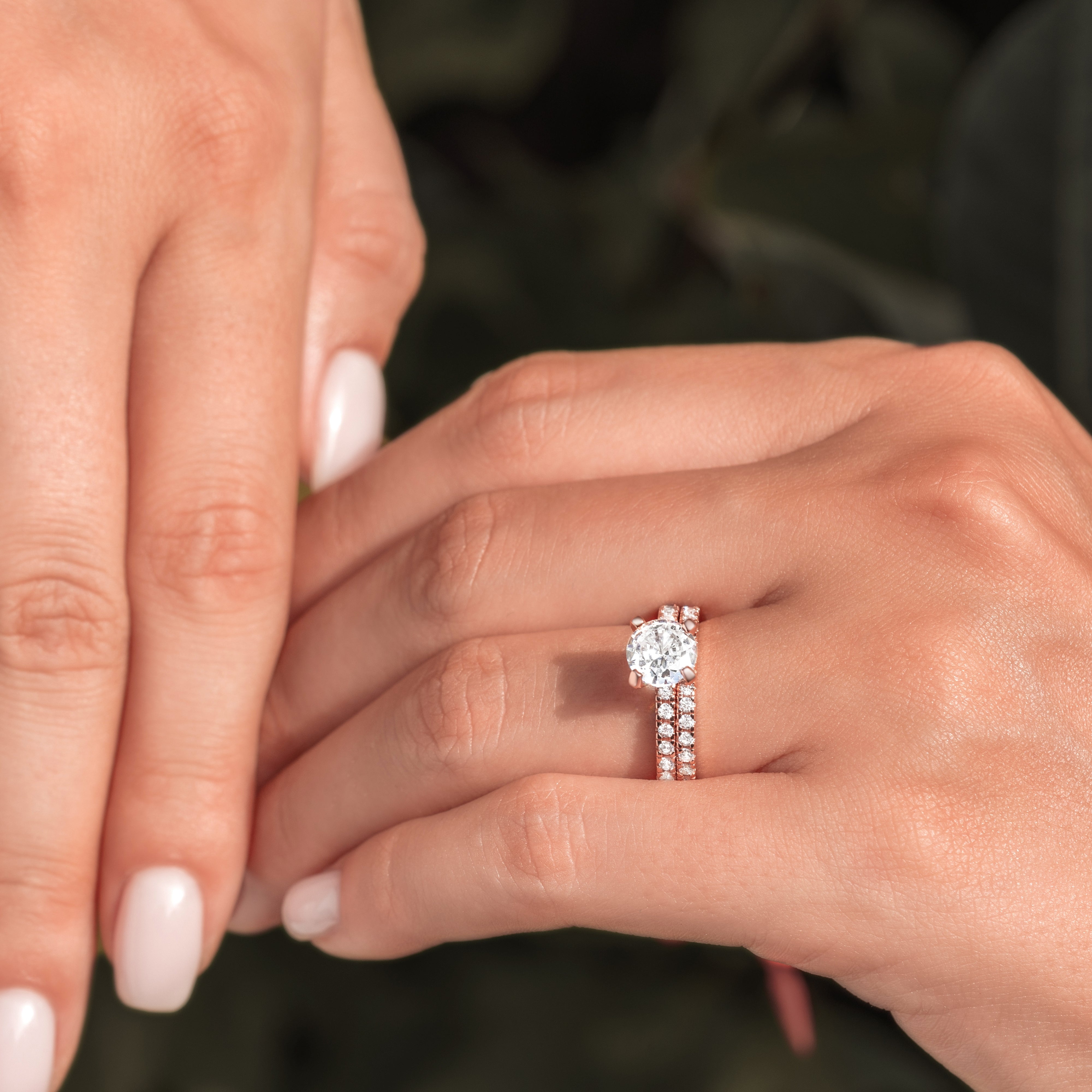 The Angel - Rose - Moissanite