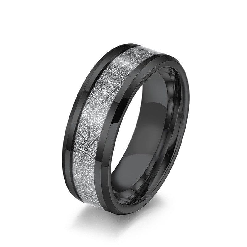 La Titan: Bague Homme Texture Gravée