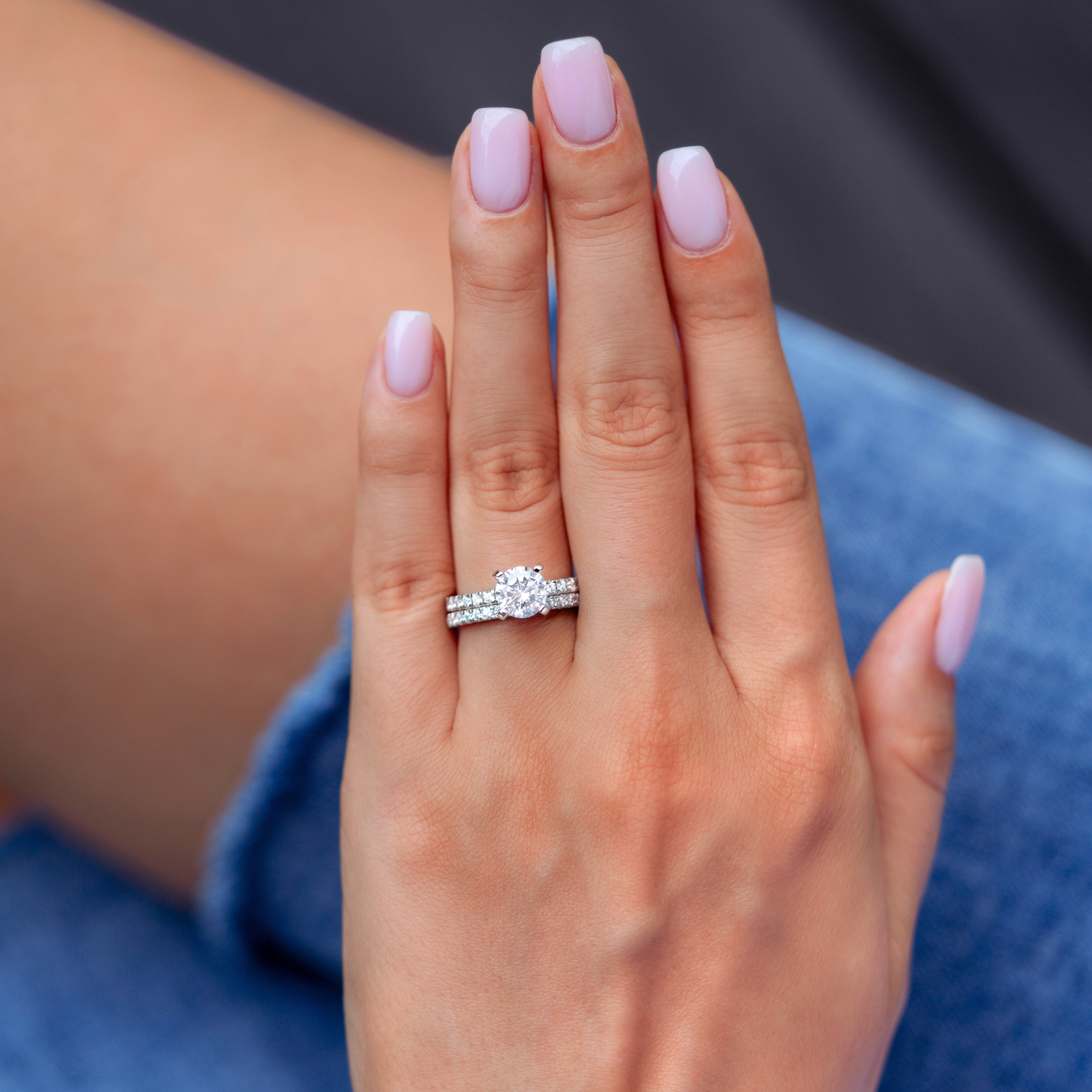 The Angel - Rose - Moissanite