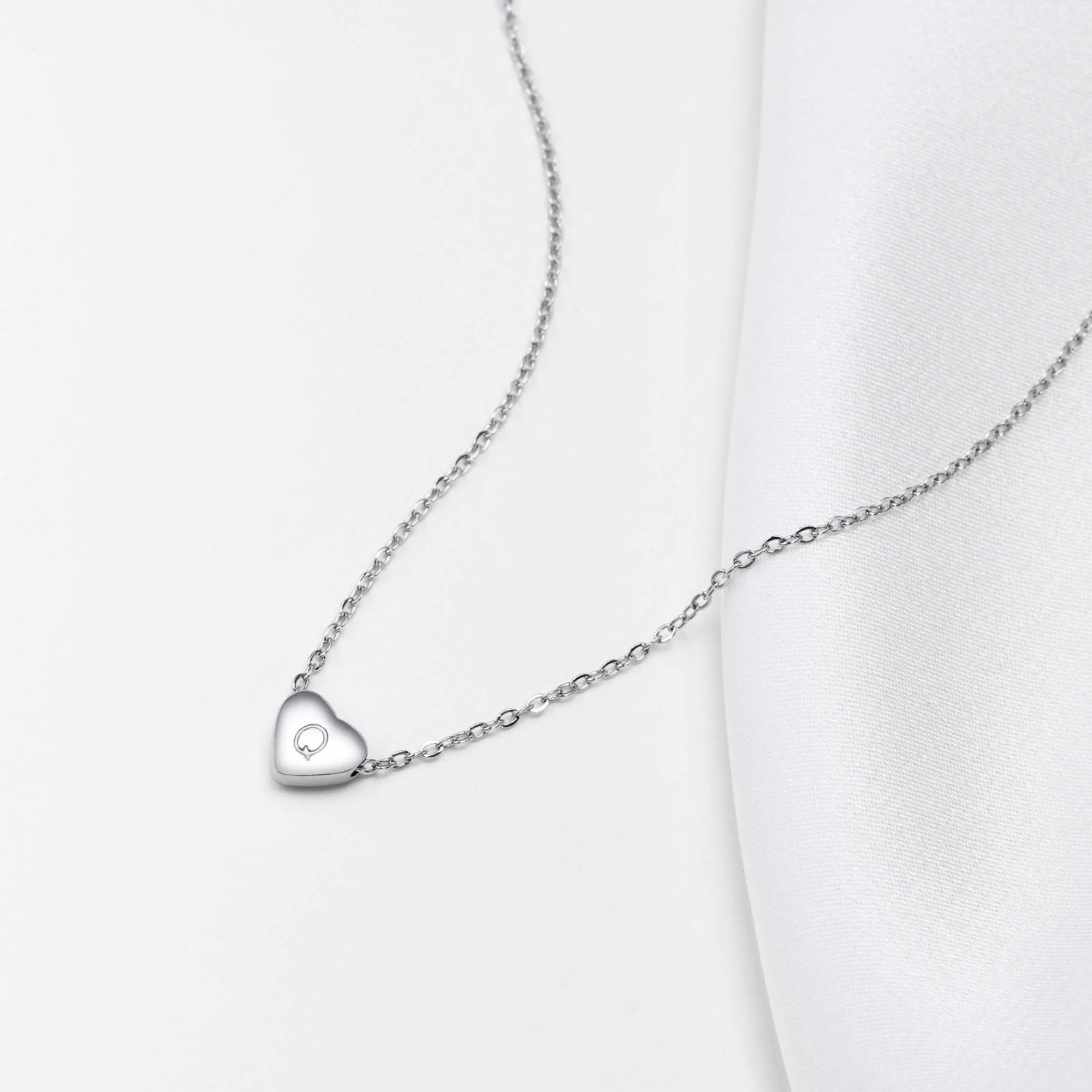 Collier Mini Cœur Initial Personnalisé