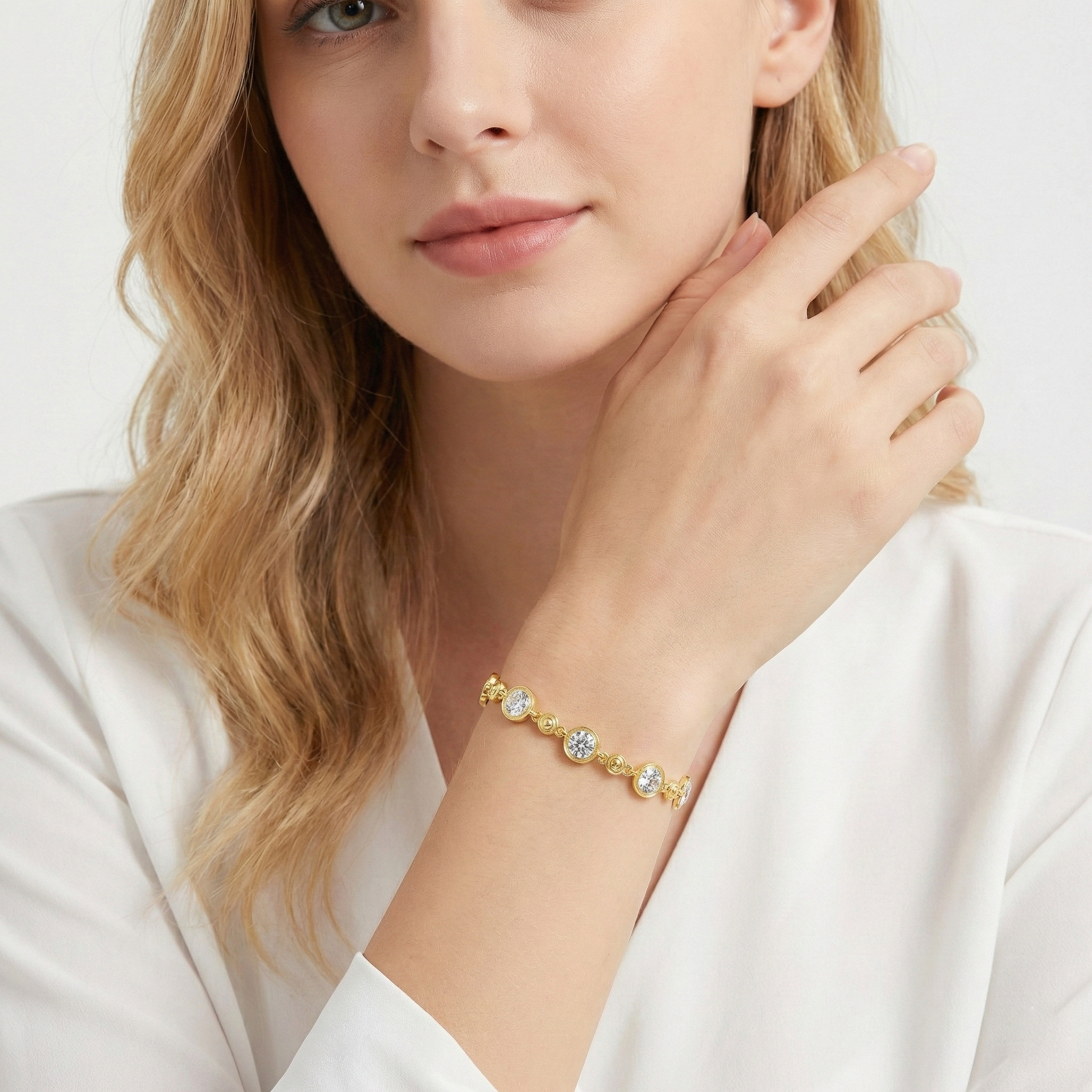 The Mirellia Station Bracelet - 18K Gold Vermeil