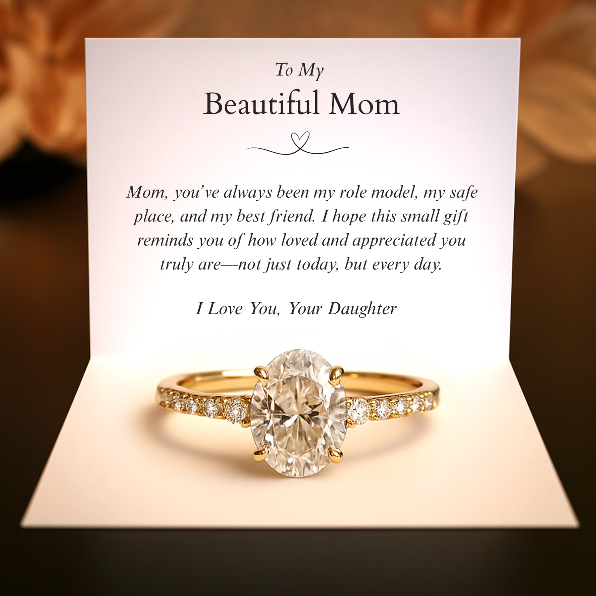 La Luna | Mère Magnifique | Cadeau Fête des Mères de sa Fille