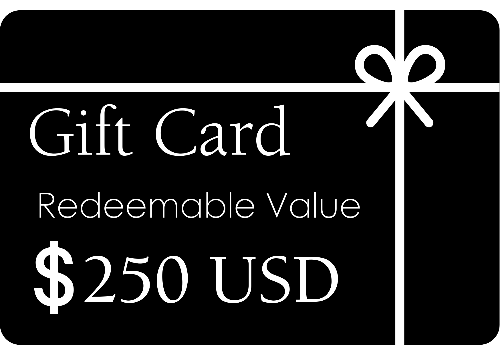Carte-cadeau de 250 $