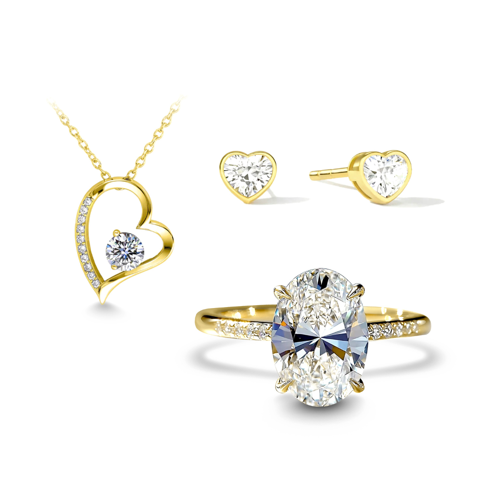 L'ensemble de bijoux Opale Or