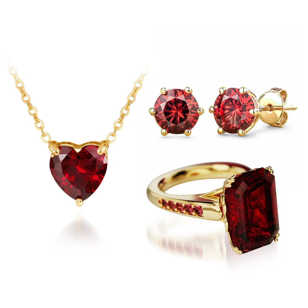 L'Ensemble de Bijoux Rêve Rubis