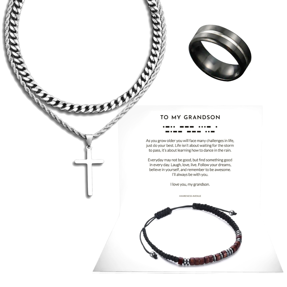 Pour mon petit-fils, kit de code Morse "Je t'aime"