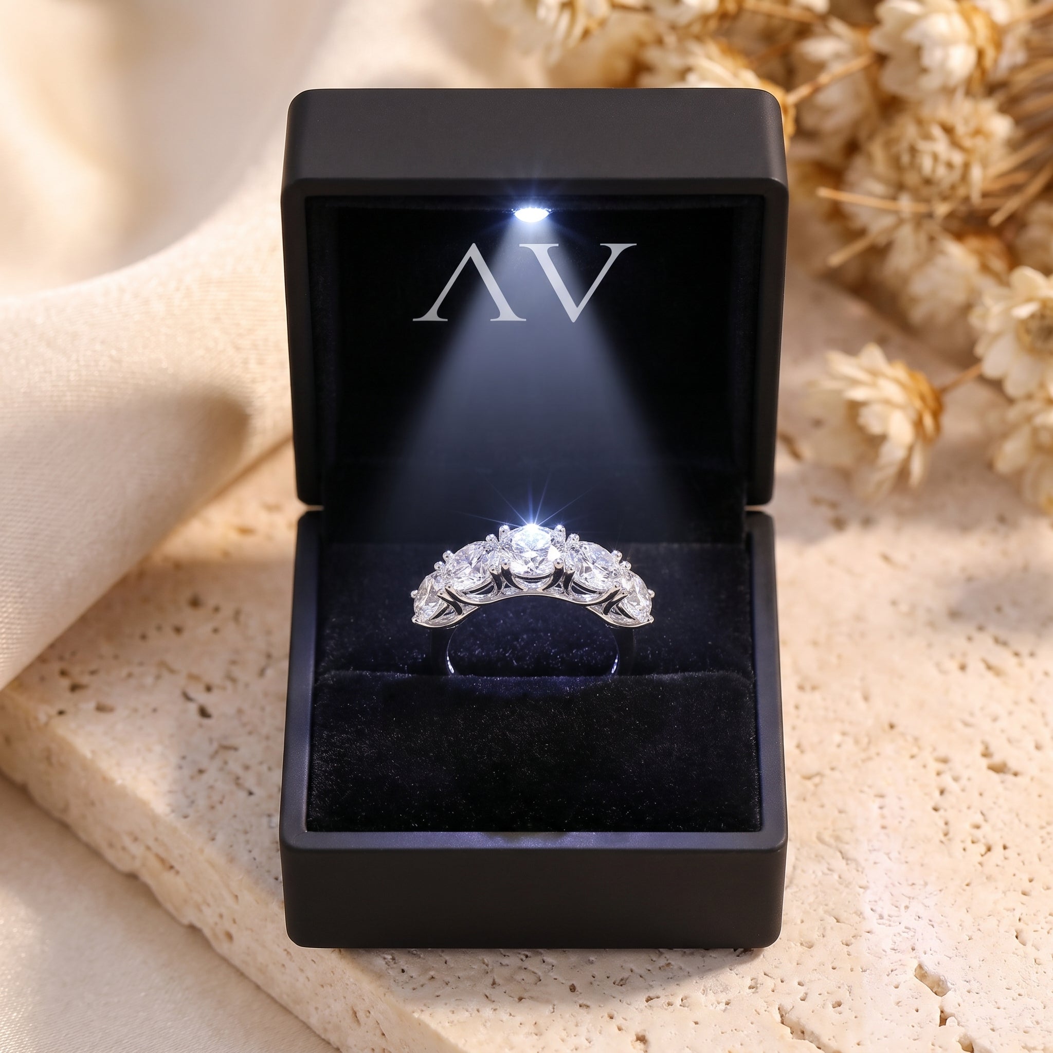 YLQ4710-rings - Premium LED Gift Box Presentation