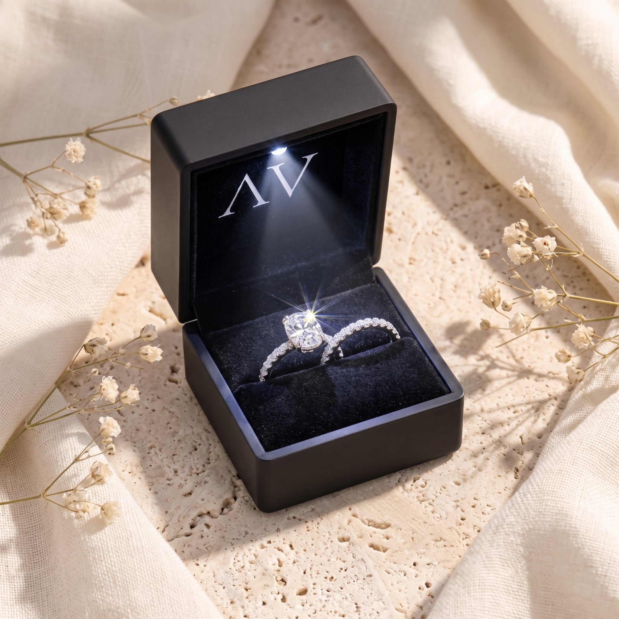 YLQ4876-rings - Premium LED Gift Box Presentation