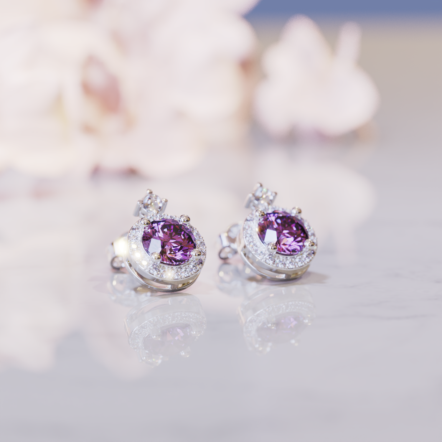 The Zen Alexandrite Earrings