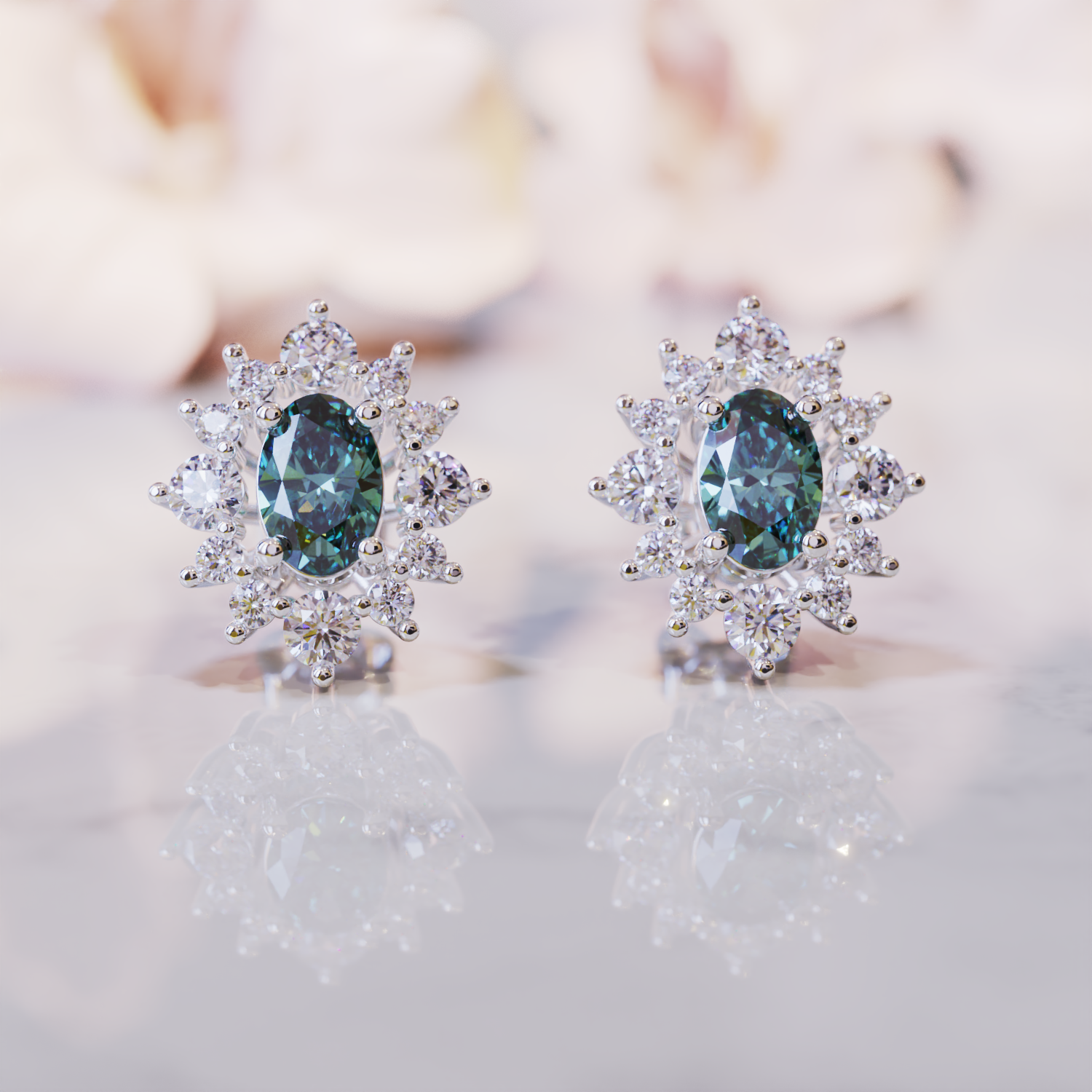 Les Boucles d'Oreilles Brianna Alexandrite