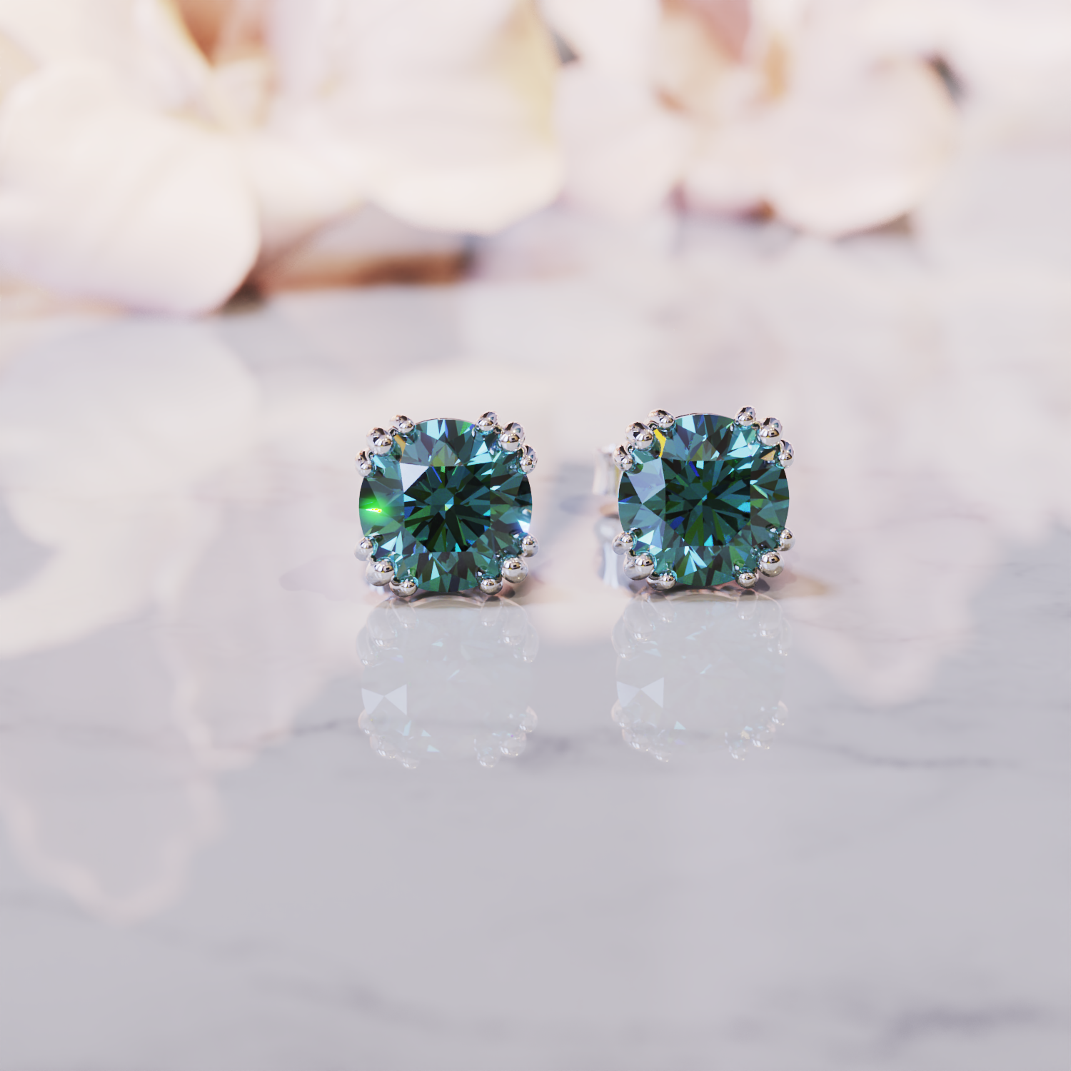 À ma merveilleuse maman, de sa fille | Boucles d'oreilles Alexandrite - S925