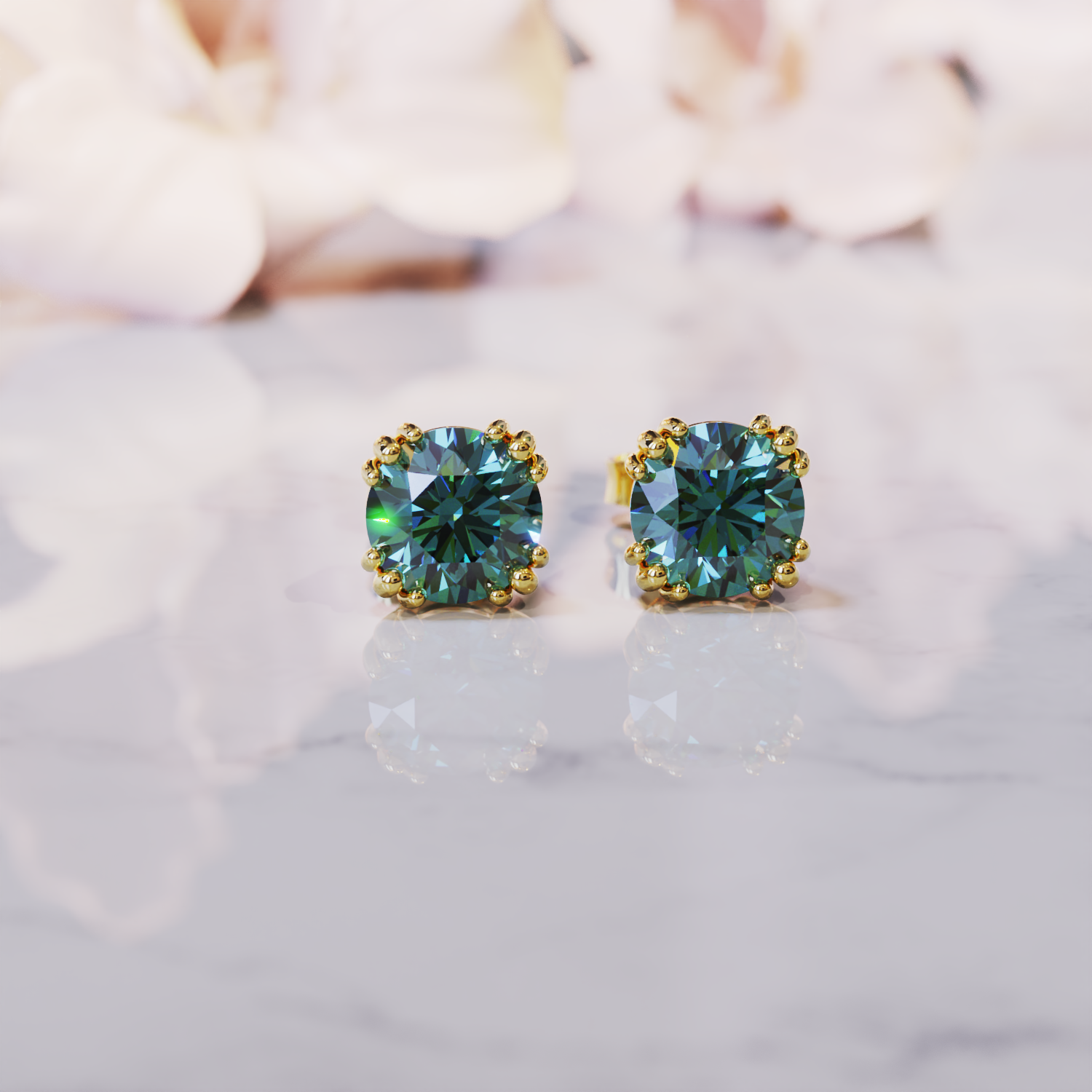To My Beautiful Mom, From Daughter | Alexandrite Earrings - S925