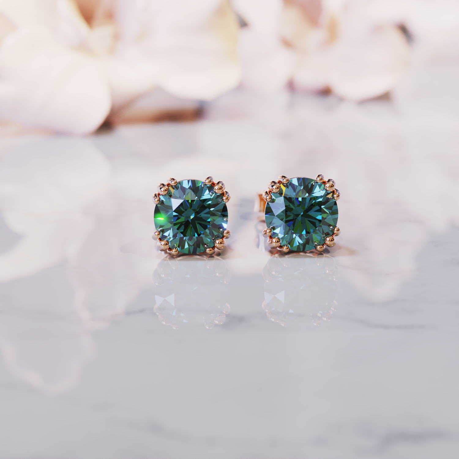 To My Beautiful Mom, From Daughter | Alexandrite Earrings - S925