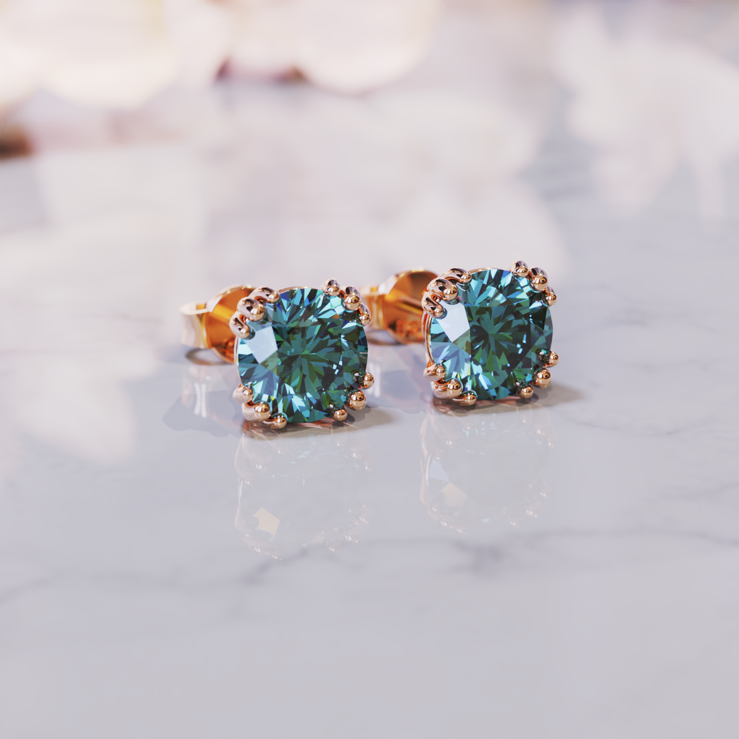 To My Beautiful Mom, From Daughter | Alexandrite Earrings - S925