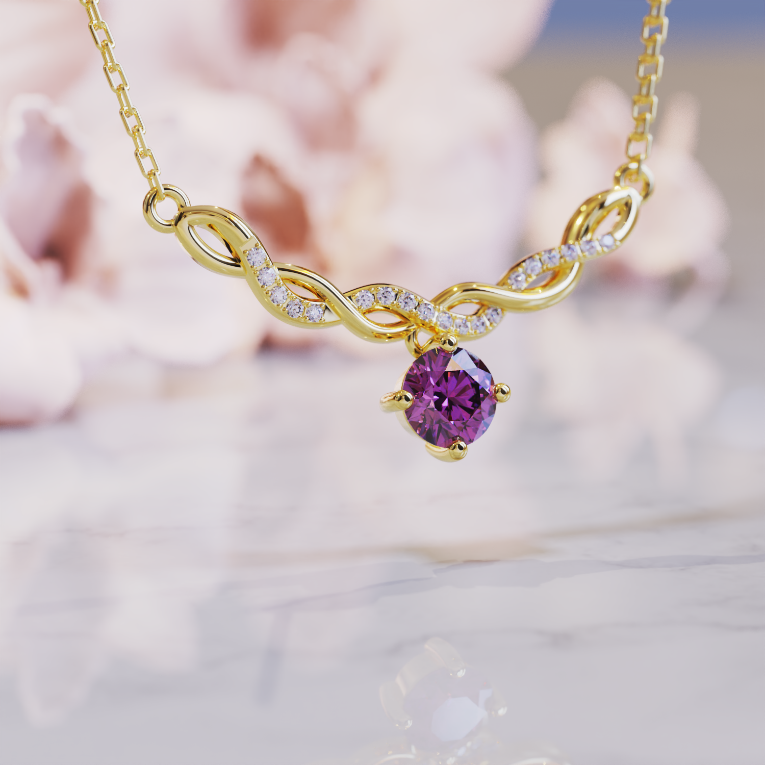 The Jennifer Alexandrite Necklace