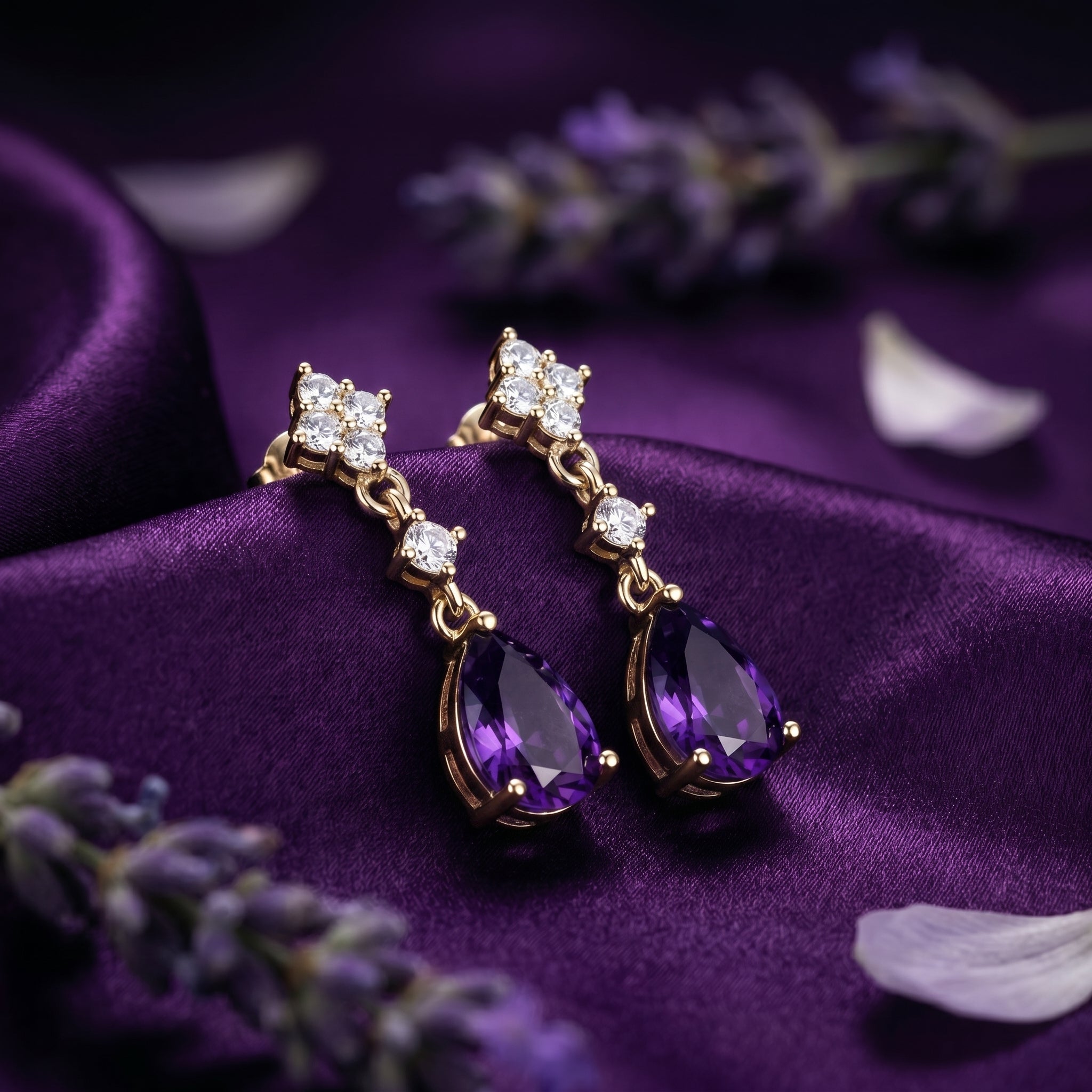 the-ianthe-pear-s925-sterling-silver in gold finish