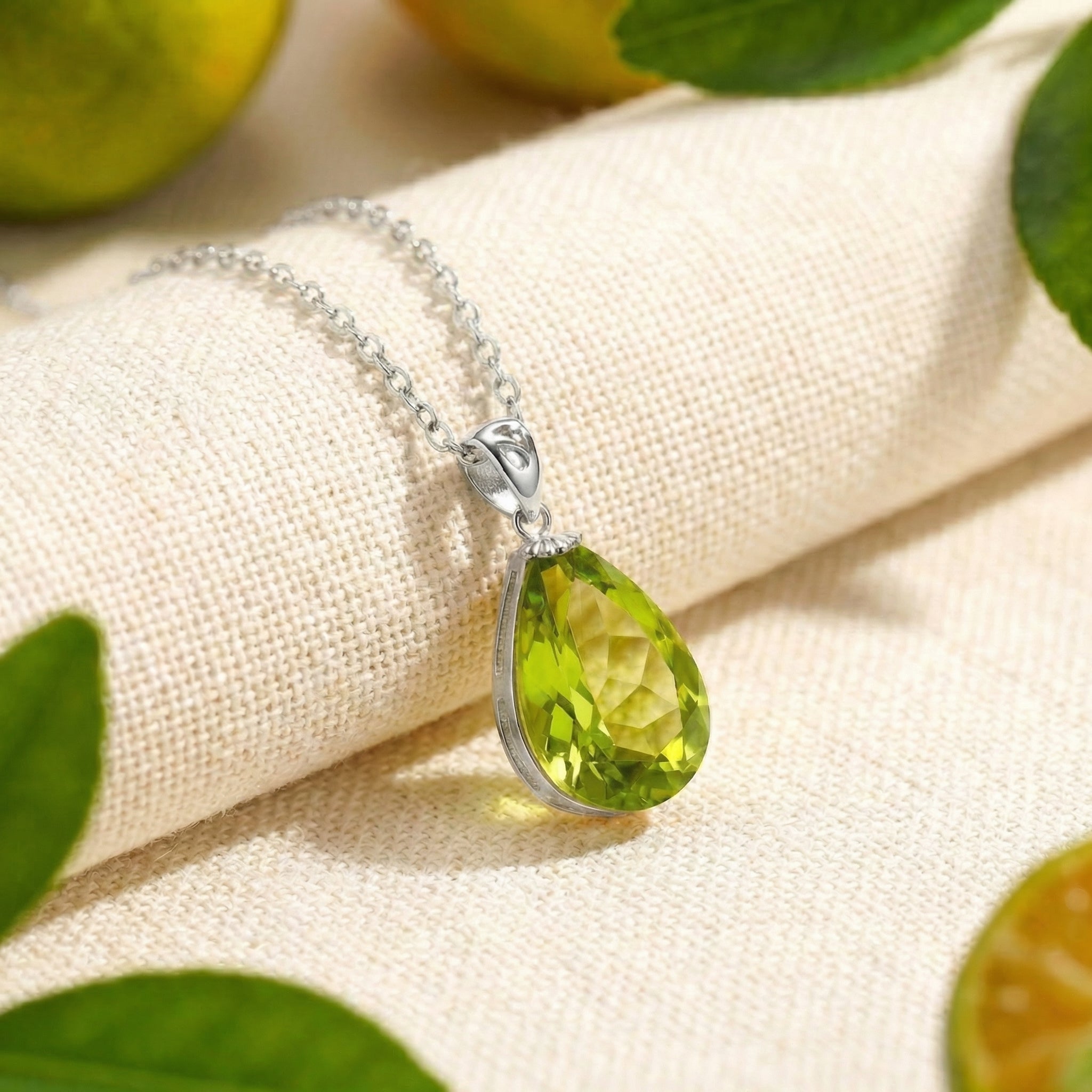 the-peridise-teardrop-18k-gold-vermeil in silver finish