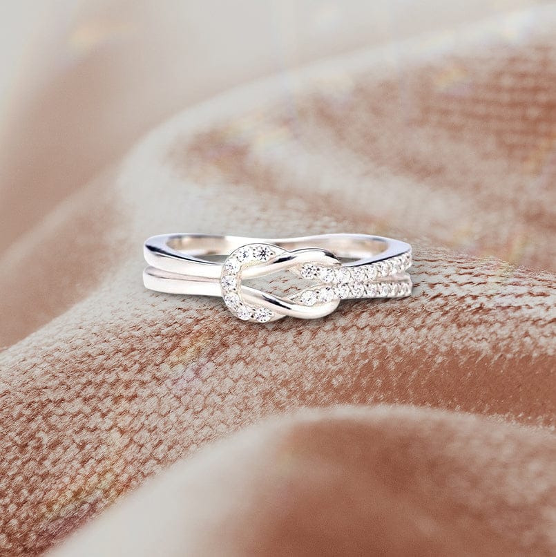 To My Best Friend | Sisters By Heart | S925 Knot Ring