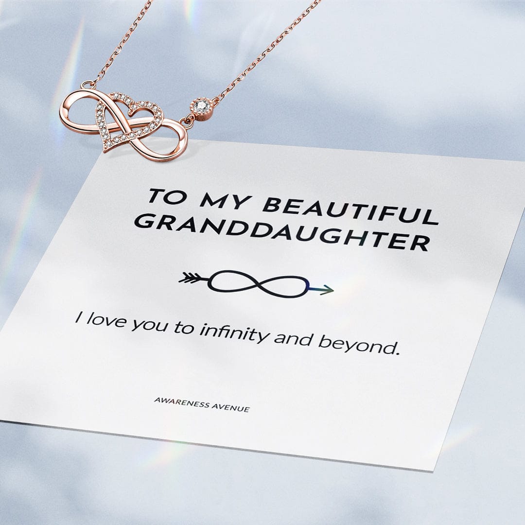 To My Granddaughter | I Love You to Infinity | 925S Necklace
