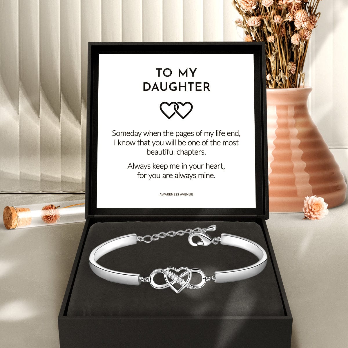To My Daughter Jewelry Set | Always Keep Me In Your Heart