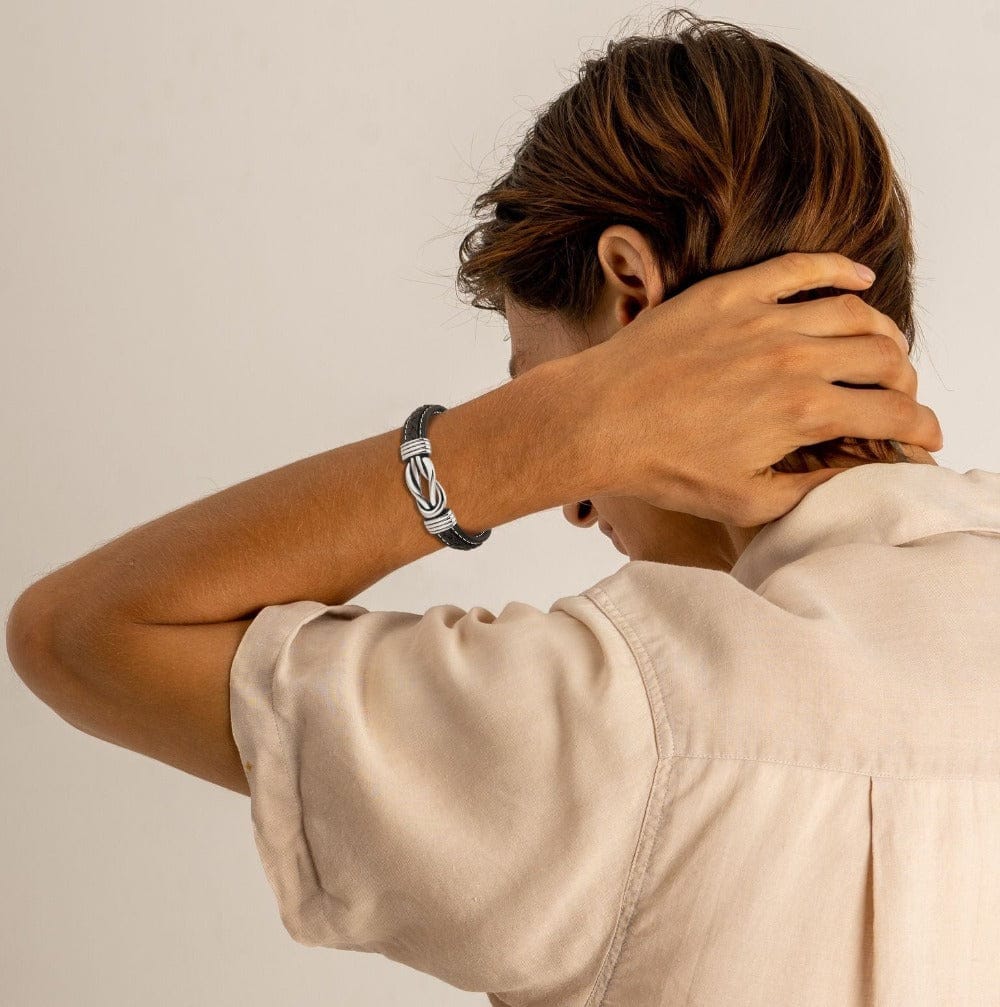 Mother & Son | Forever Linked Together | Leather Bracelet