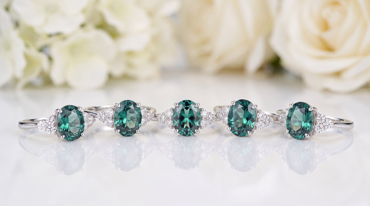 alexandrite ring editorial image