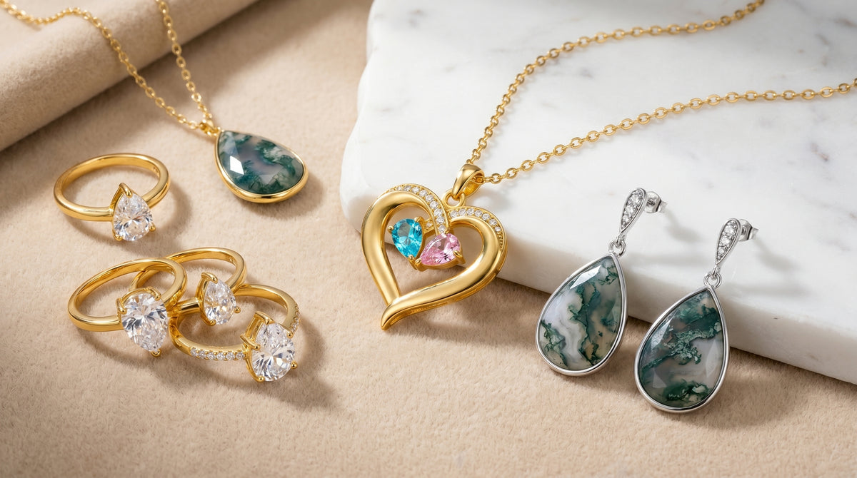 moissanite jewelry for sale - hero image