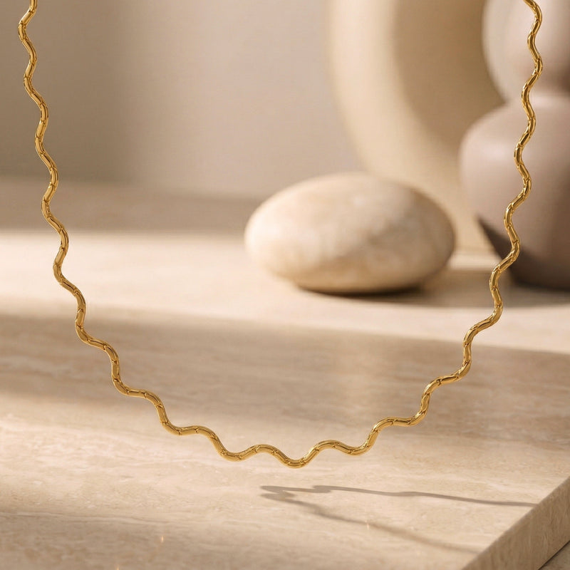 The Riviera Wave Necklace