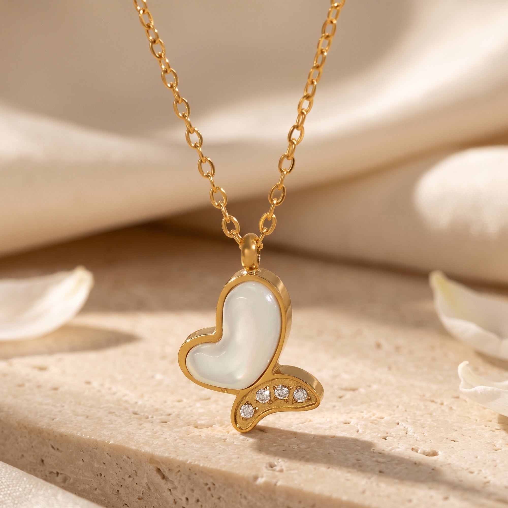 The Brielle Mother of Pearl Necklace