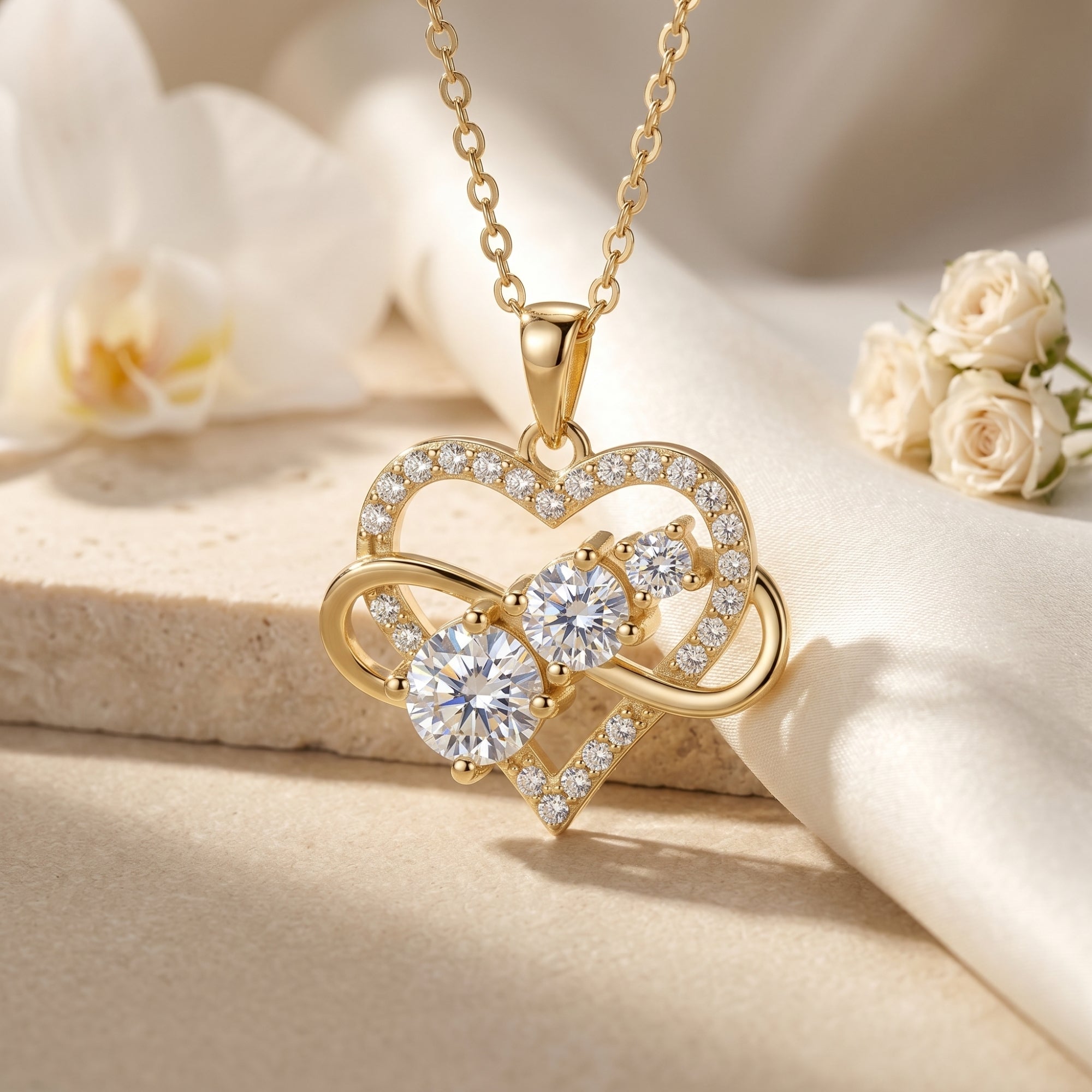 The Aureliette Moissanite Pendant Necklace