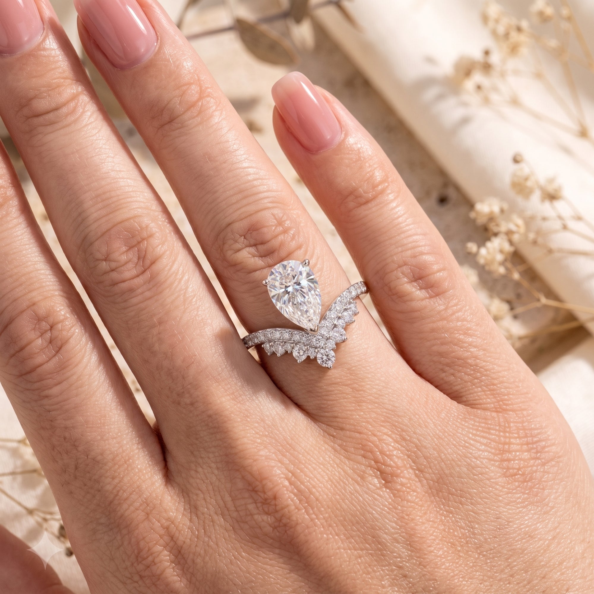 The Catherine Wishbone Ring
