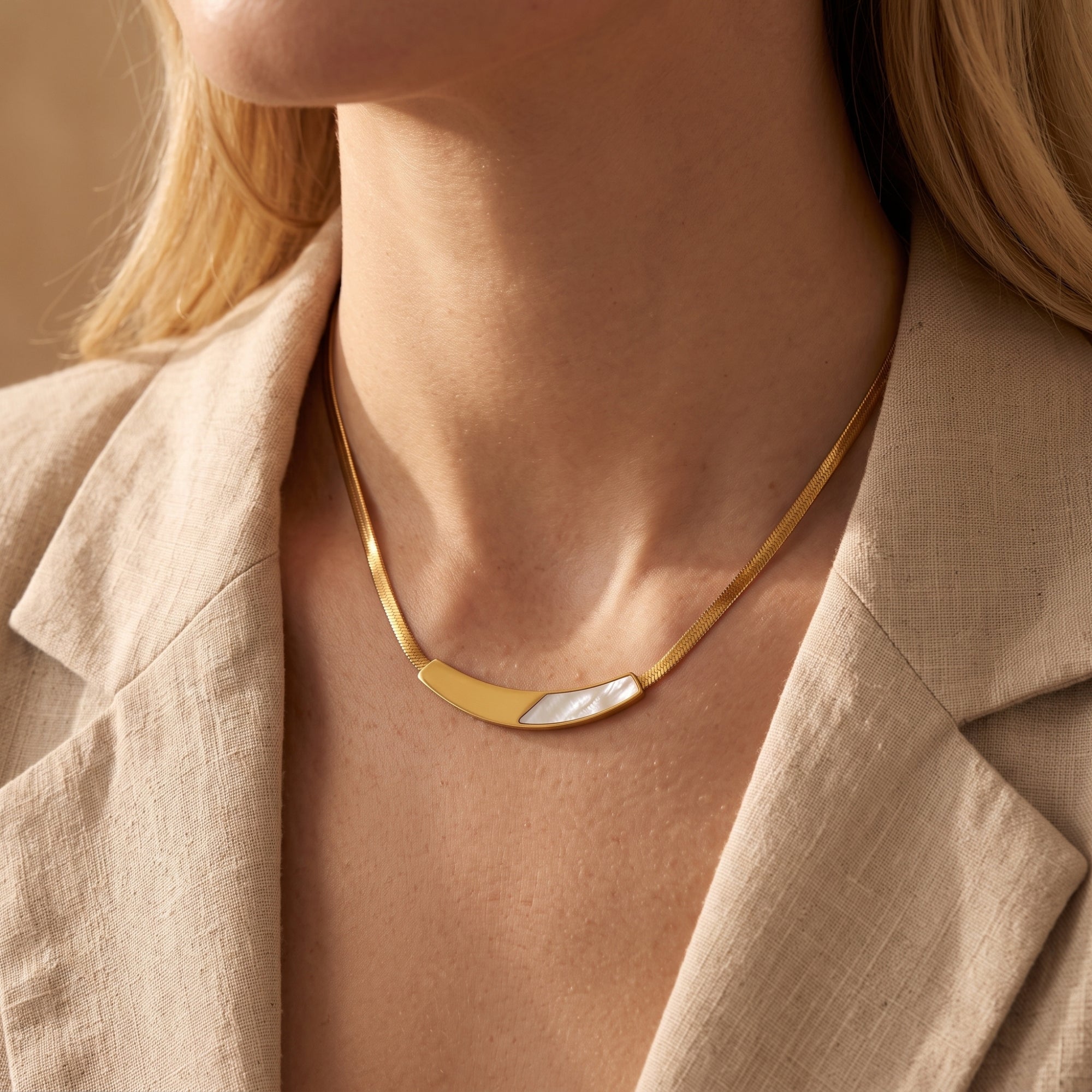 The Dianella Mother of Pearl Necklace