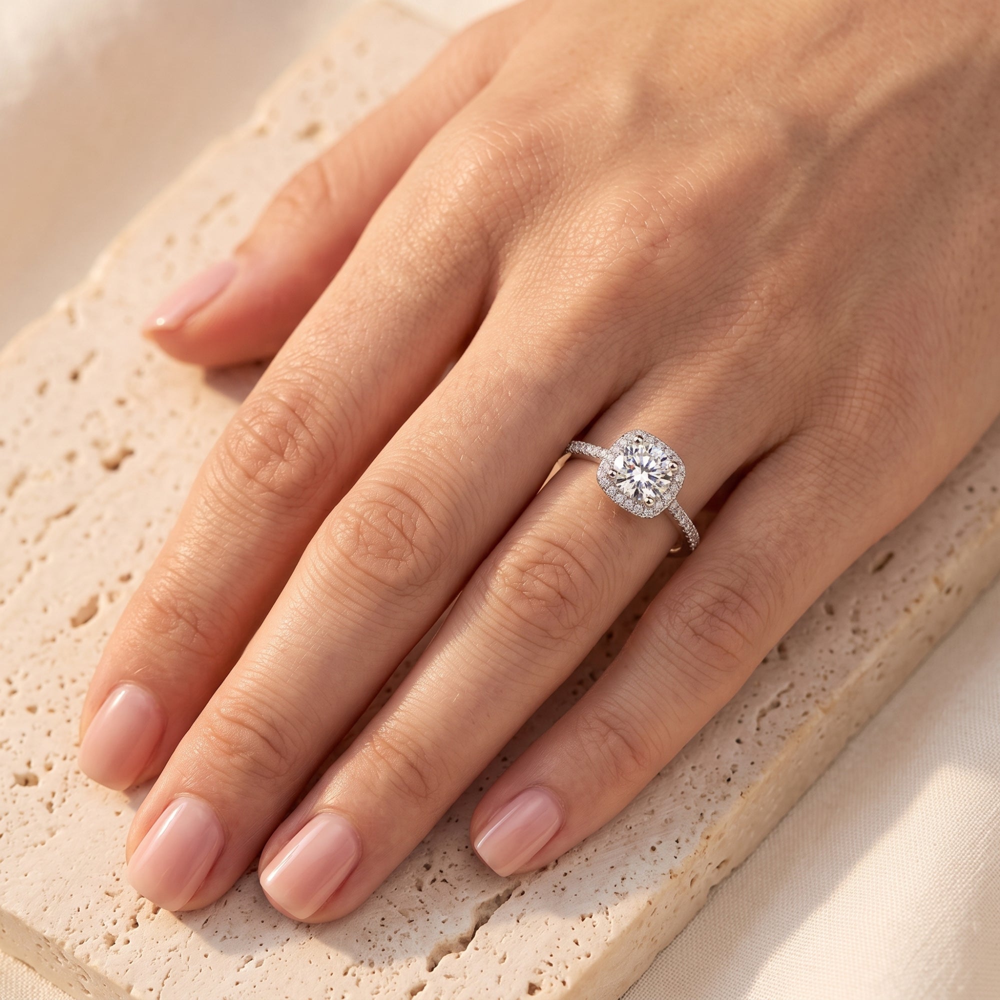 The Elianessa Halo Ring